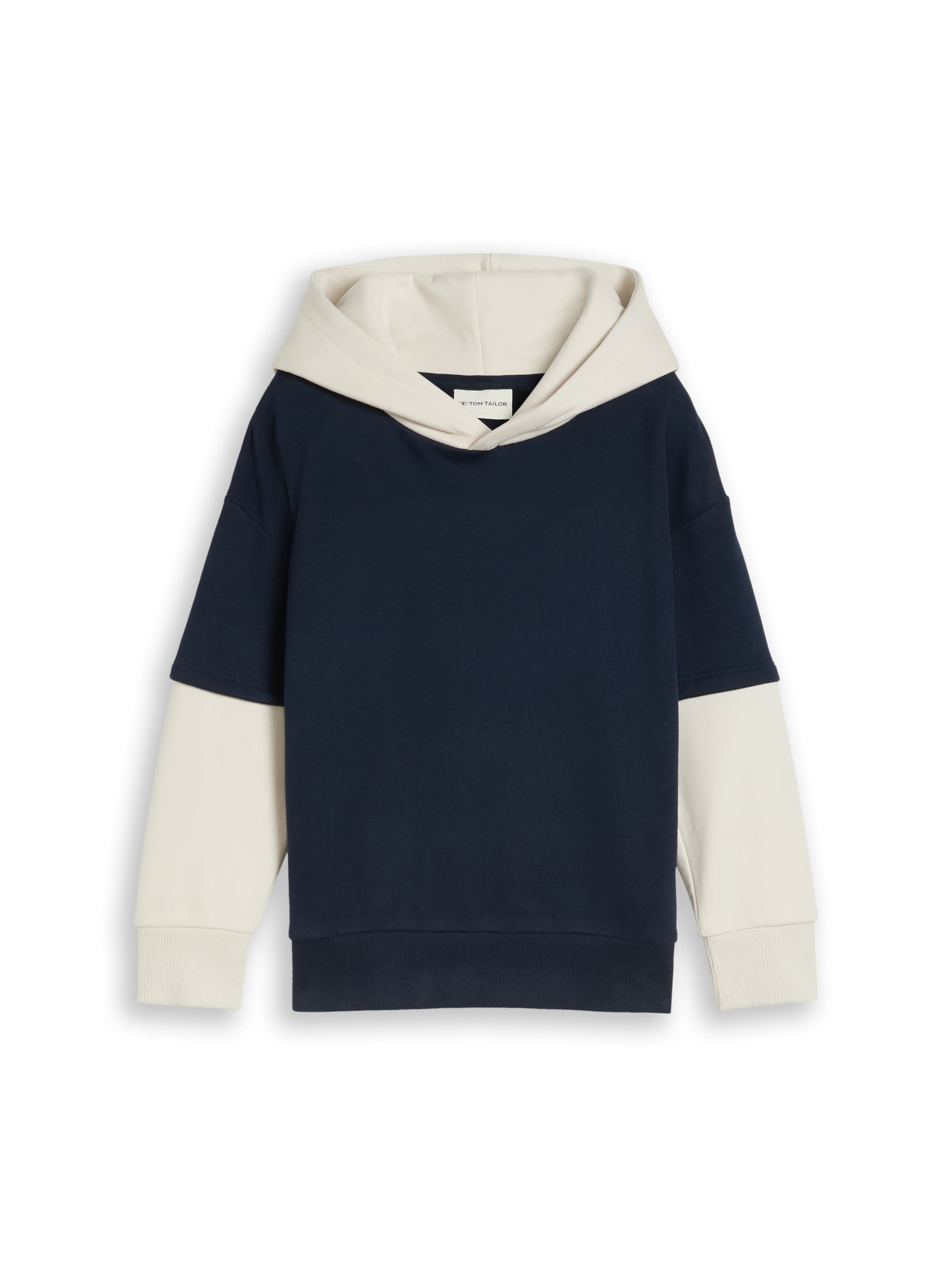 Image of TOM TAILOR Kapuzensweatshirt, im Colorblocking-Design