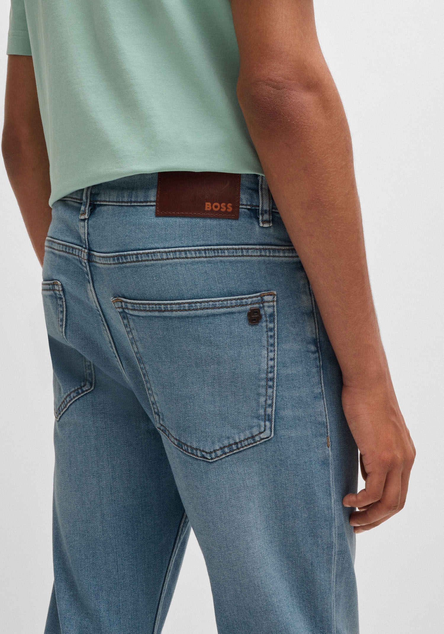 BOSS ORANGE Slim-fit-Jeans »Delaware«, mit normaler Bundhöhe