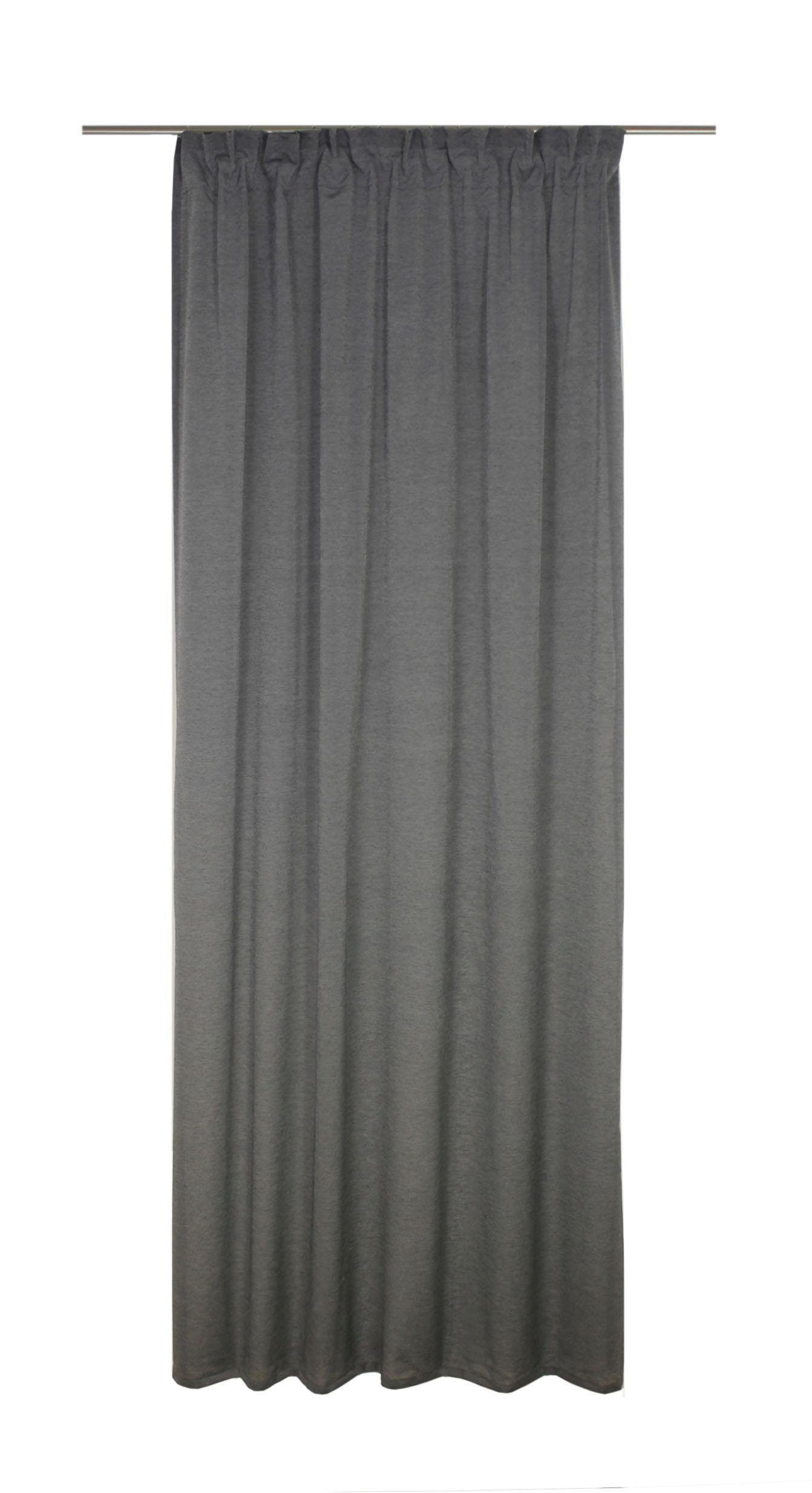 ♕ andas Vorhang »Elby 2«, (1 St.), basic, transparent, monochrom, bis 295  cm Länge versandkostenfrei auf