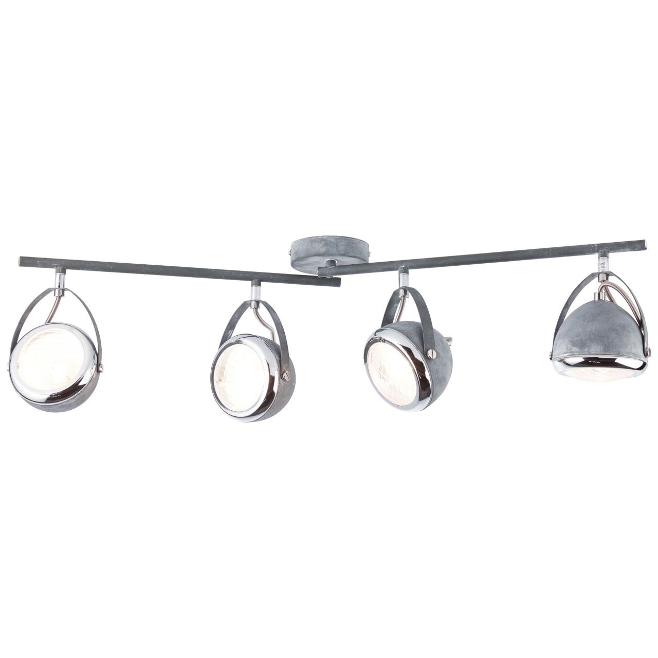Image of Brilliant Leuchten Deckenstrahler »Rider«, G9, 1 St., Spotrohr 4flg grau Beton bei Ackermann Versand Schweiz