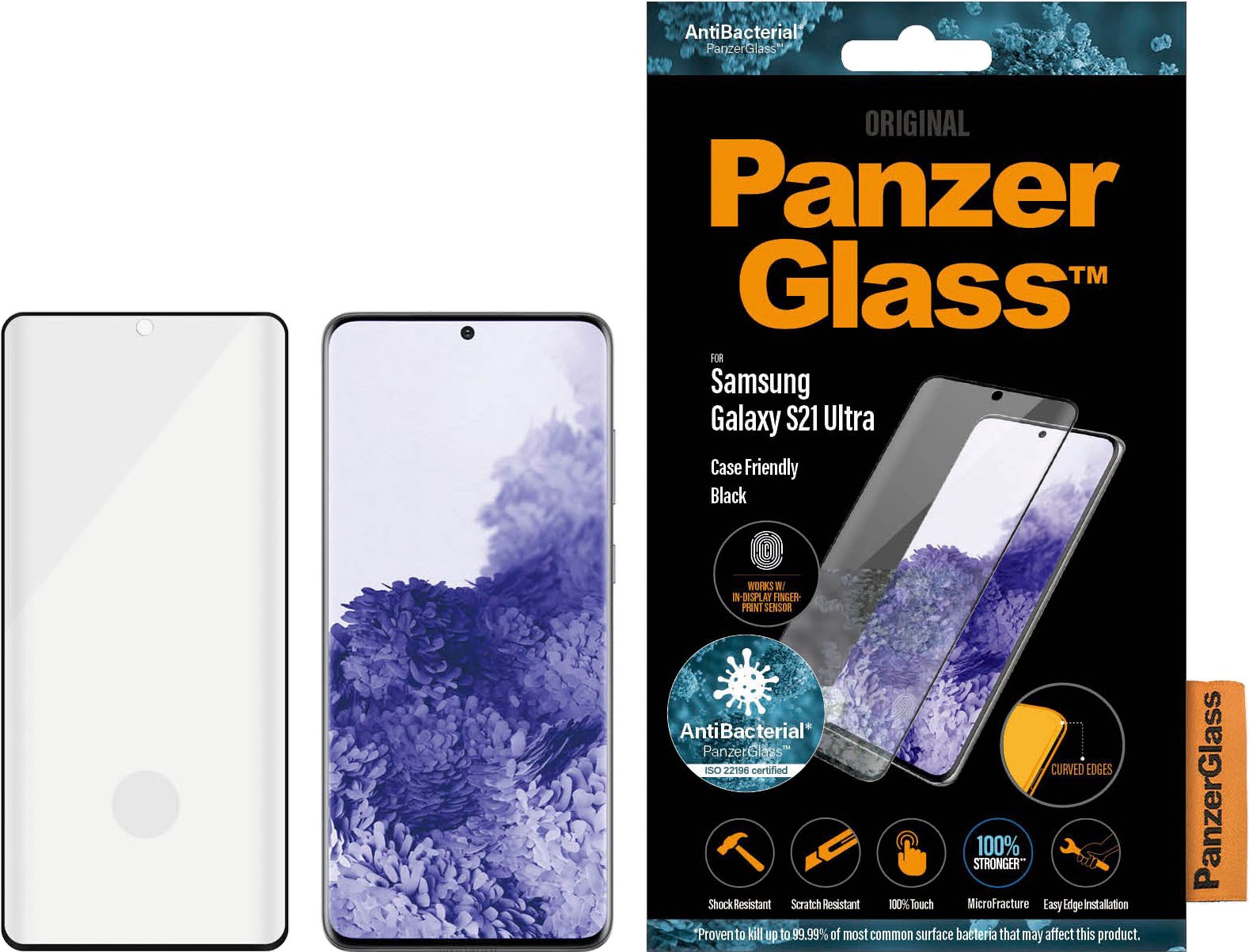 Image of PanzerGlass Displayschutzfolie »7258«, für Galaxy S21 Ultra bei Ackermann Versand Schweiz