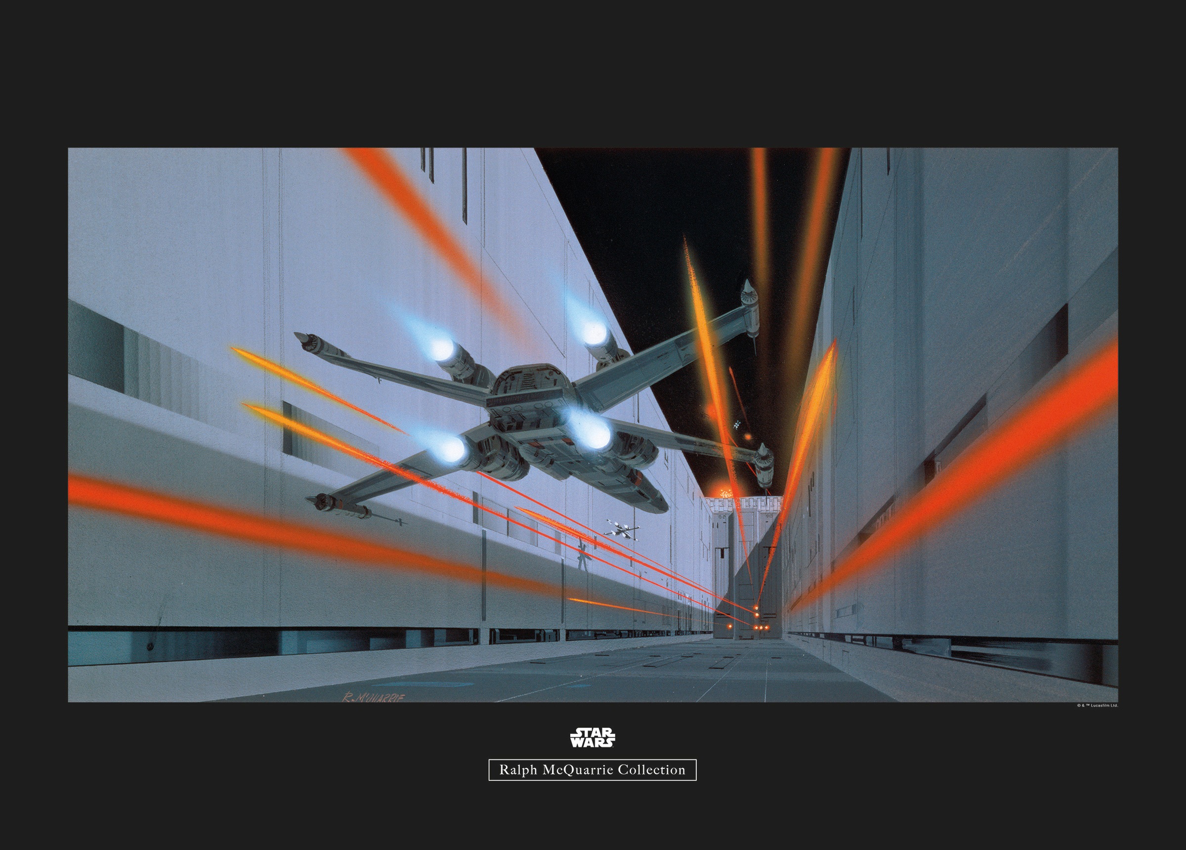 Image of Komar Poster »Star Wars Classic RMQ Death Star Trench«, Star Wars bei Ackermann Versand Schweiz