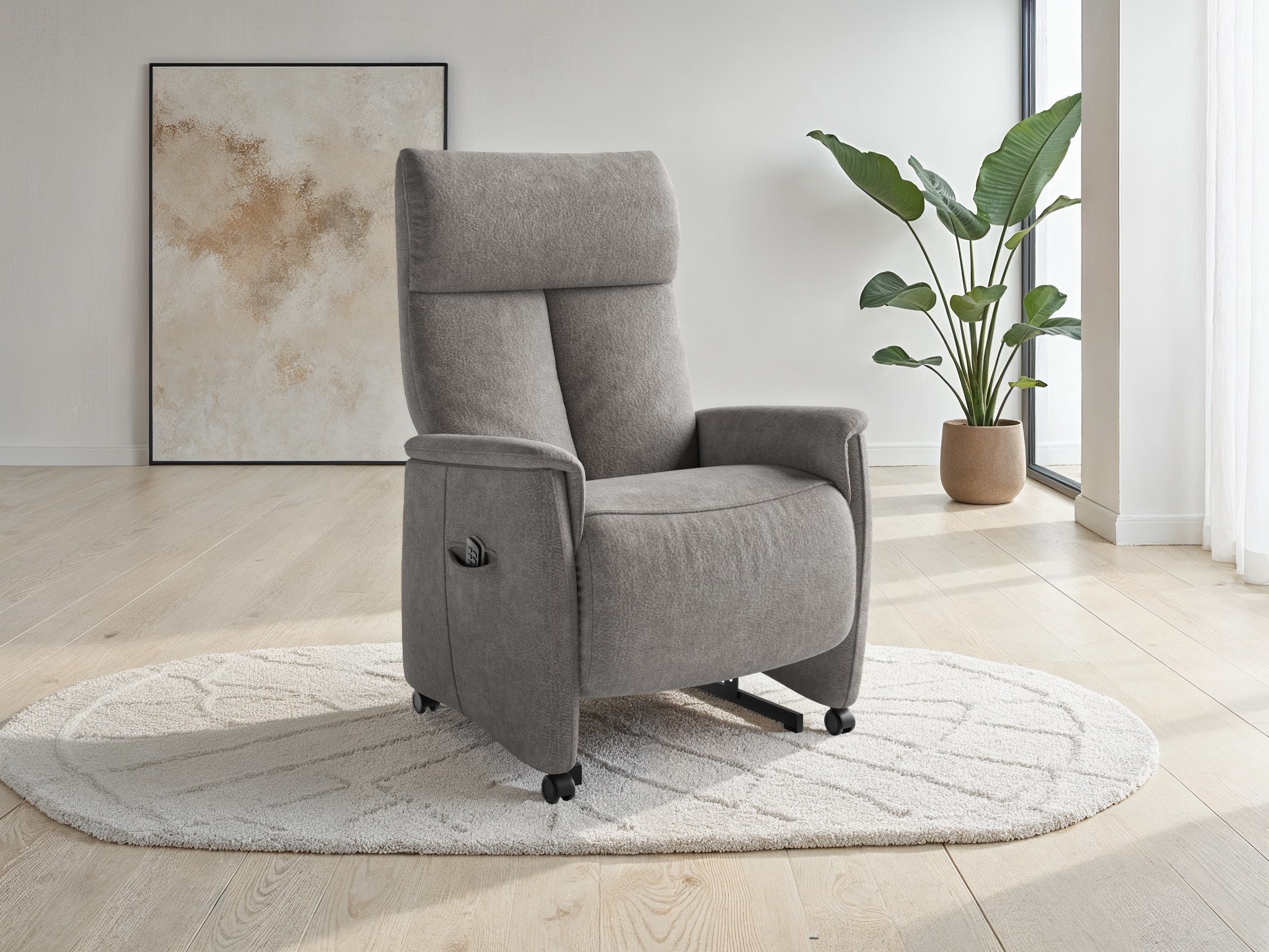 sit&more TV-Sessel "Cremona Comfort Plus" bis 200 Kg belastbar, mit Herz-Waage Funktion