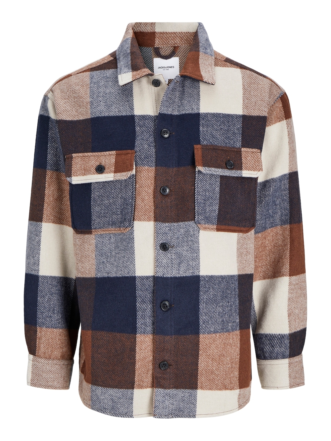 Langarmhemd »JJEBRADLEY OLLIE OVERSHIRT LS NOOS«