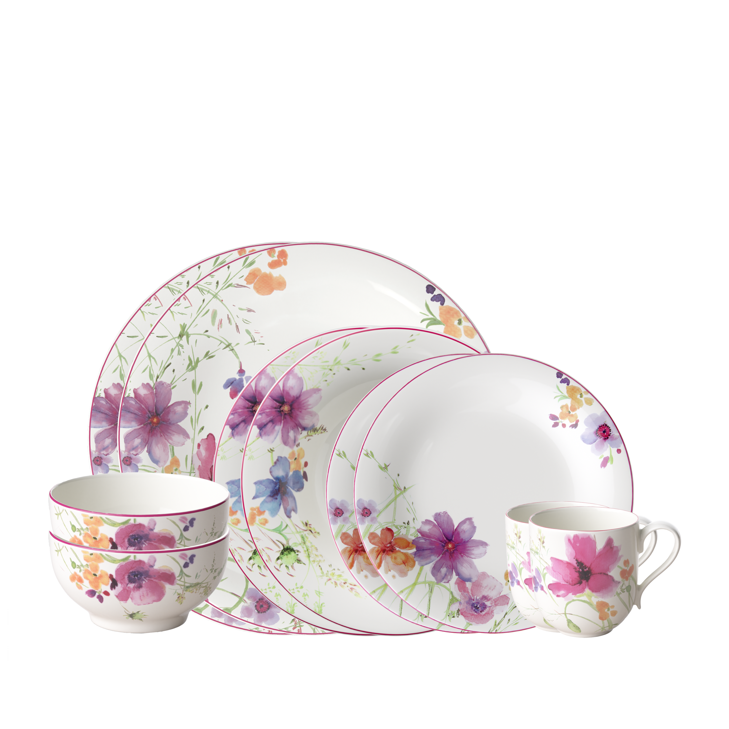 Image of Villeroy & Boch Geschirr-Set "Mariefleur Basic Starter Set" Premium Porzellan