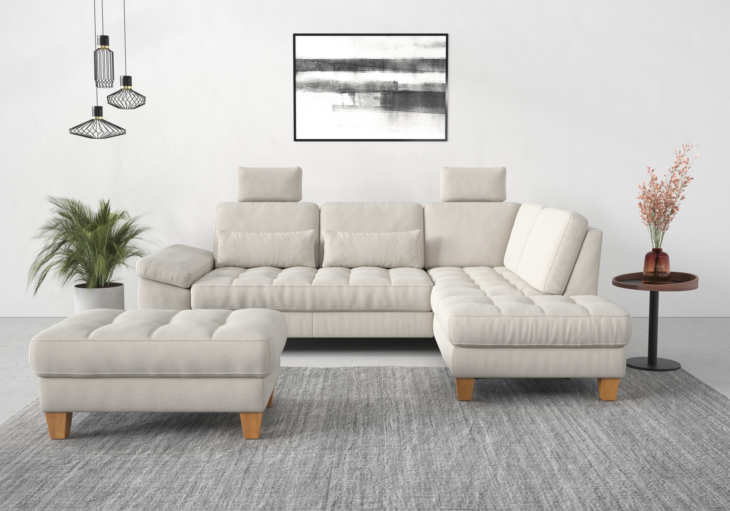 sit&more Stauraumhocker »Westham« wahlewise mit/ohne Federkern