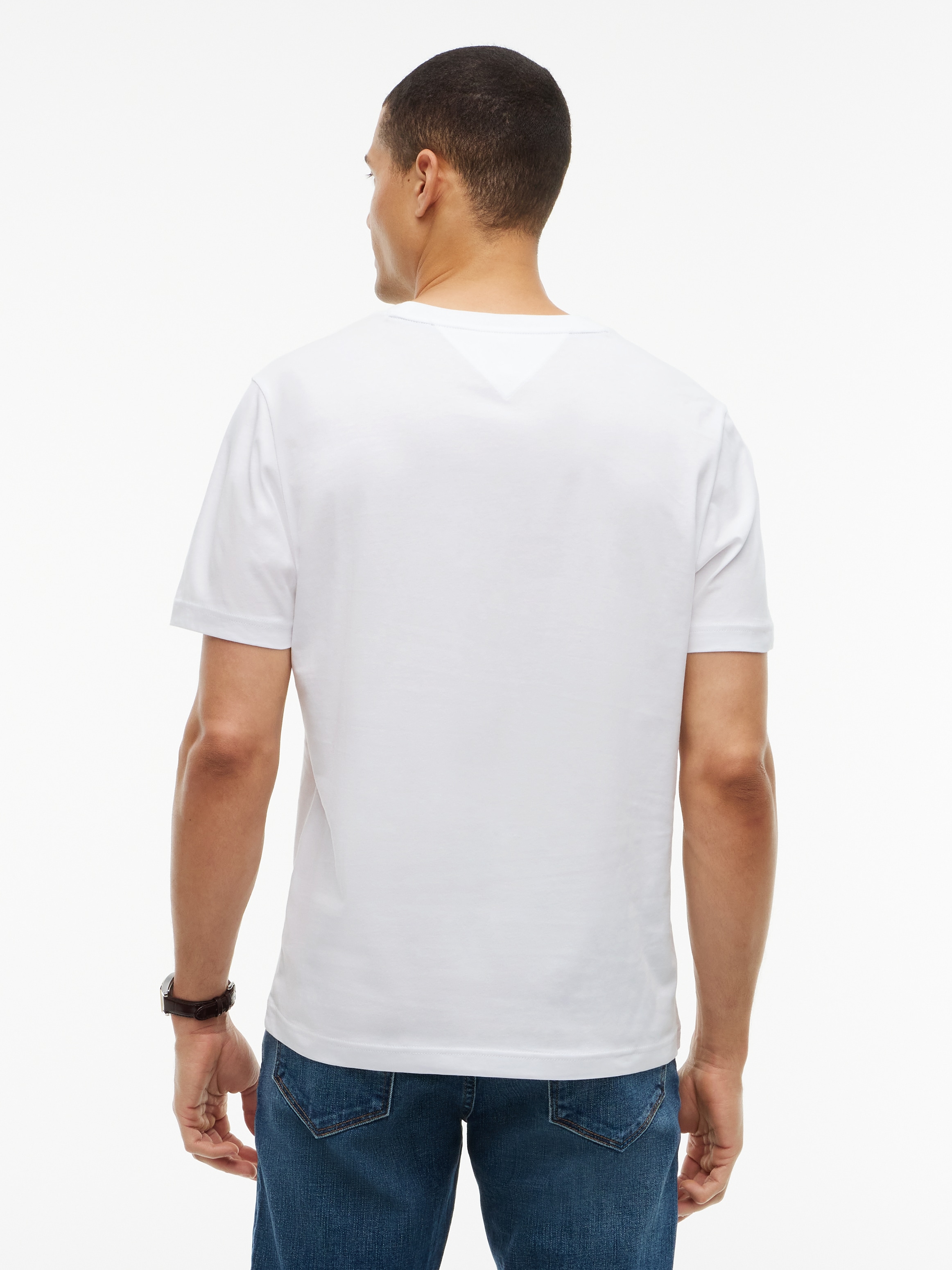 Tommy Hilfiger »BRAND LOVE RWB GRAPHIC« Auffälliger Frontprint mit Tommy Hilfiger Schriftzug, normale Passform