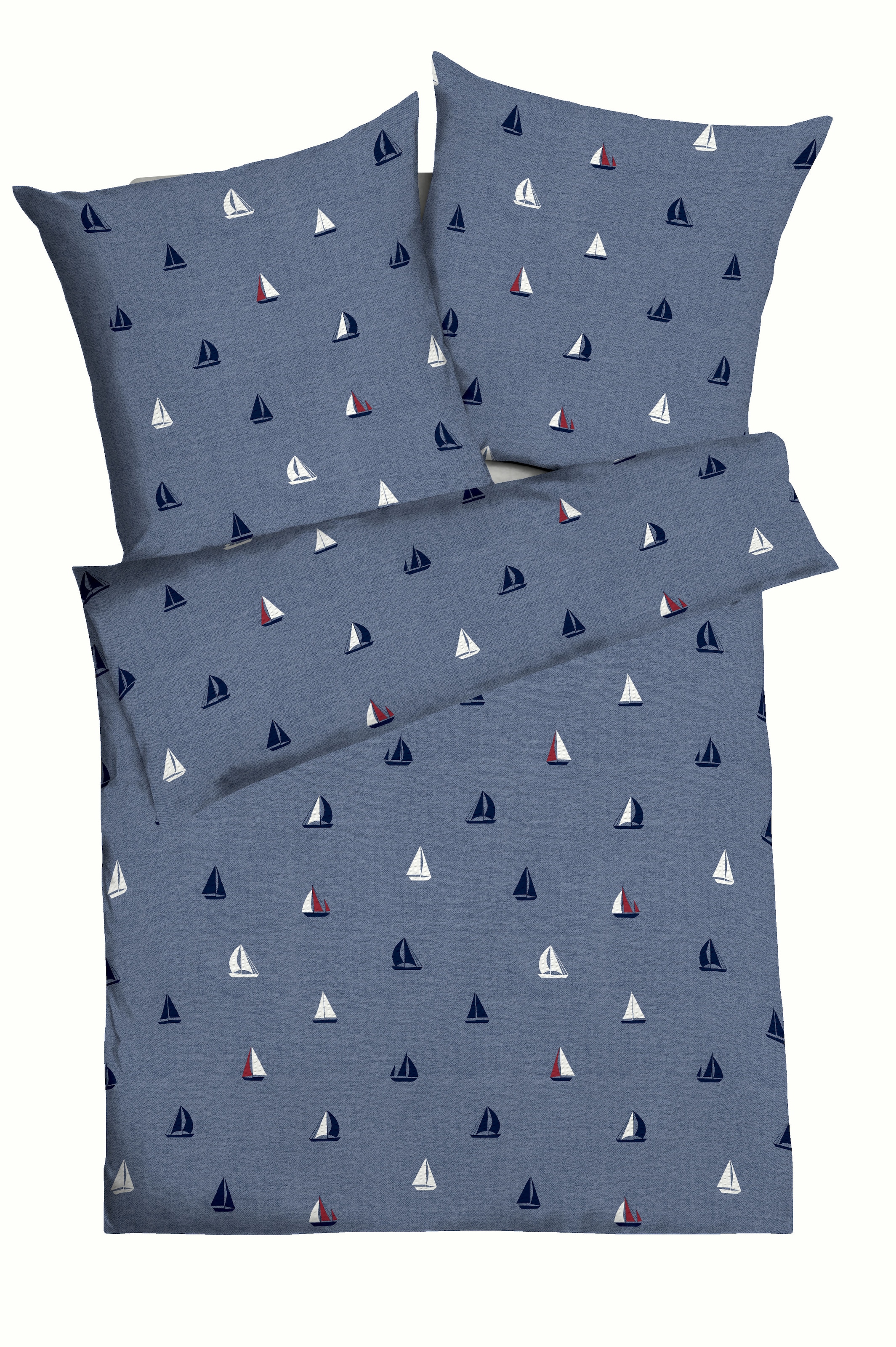 Kaeppel Bettwäsche »Sailing Boats« 2 Stk. Mit Booten