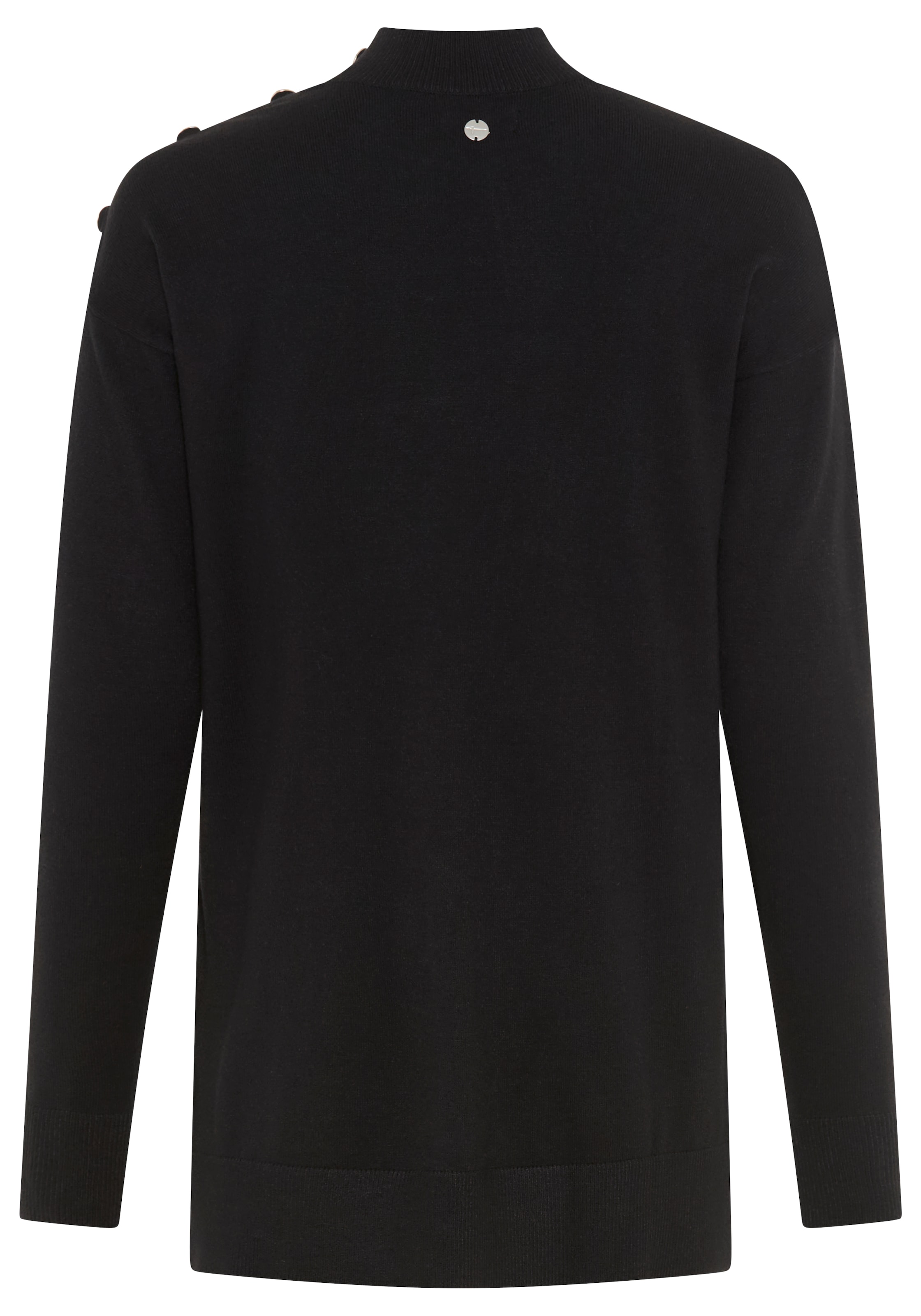 Tamaris Pull à col montant mit Knöpfen an der Schulter