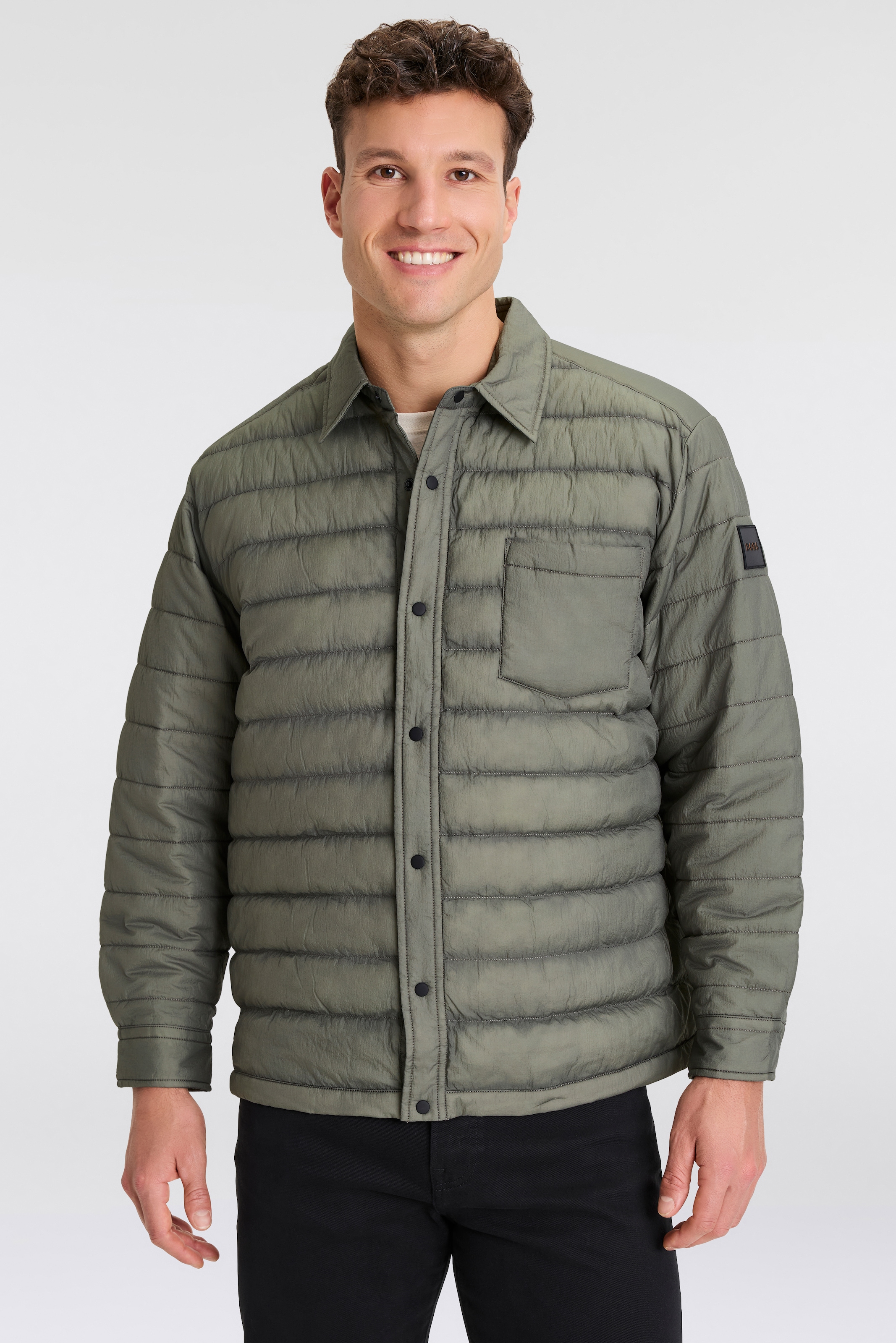 Image of BOSS ORANGE Steppjacke "Lambizzo" mit Brusttasche