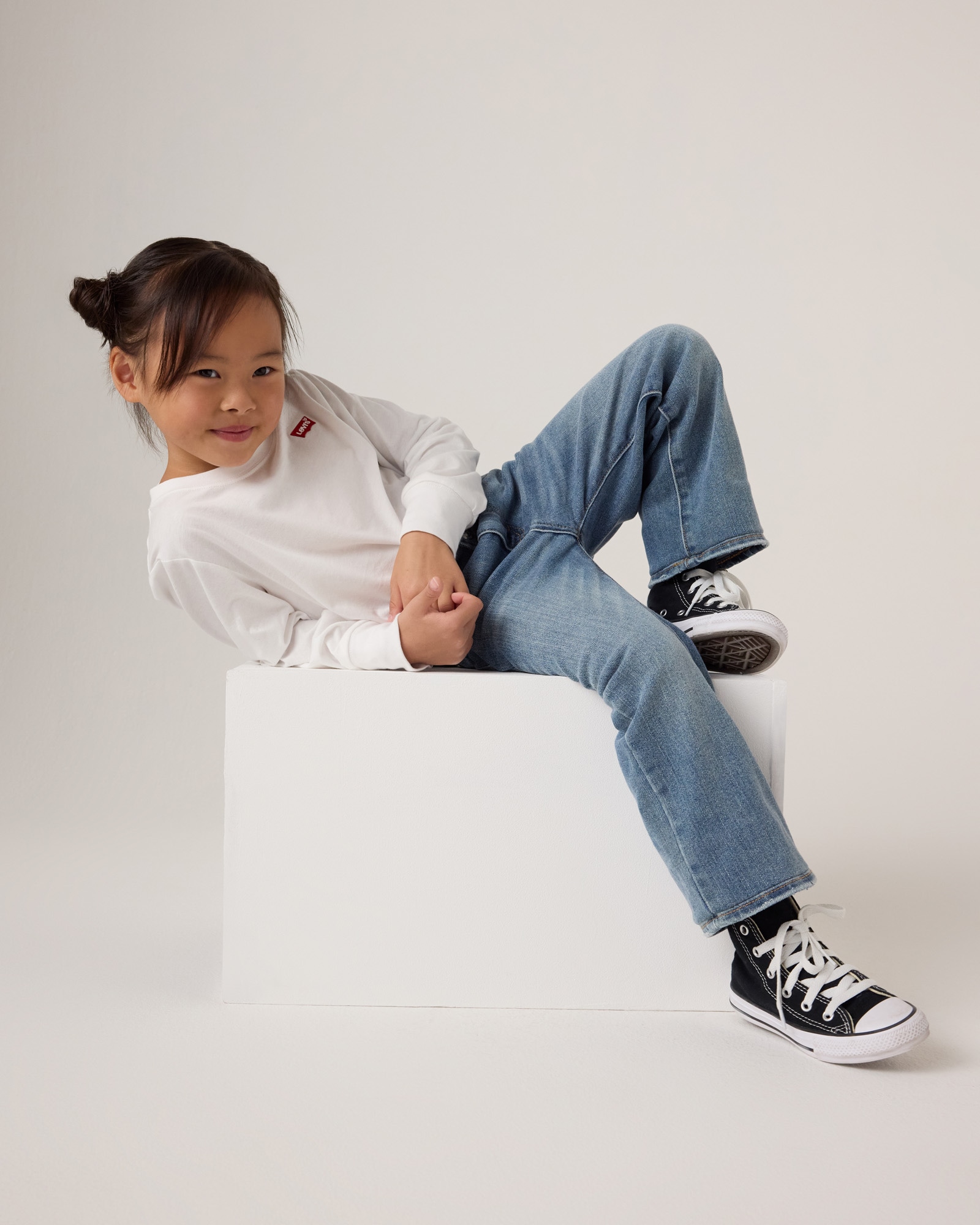 Levi's® Kids Jeans à 5 poches »LVG WIDE LEG JEANS« mit weitem Bein - for GIRLS