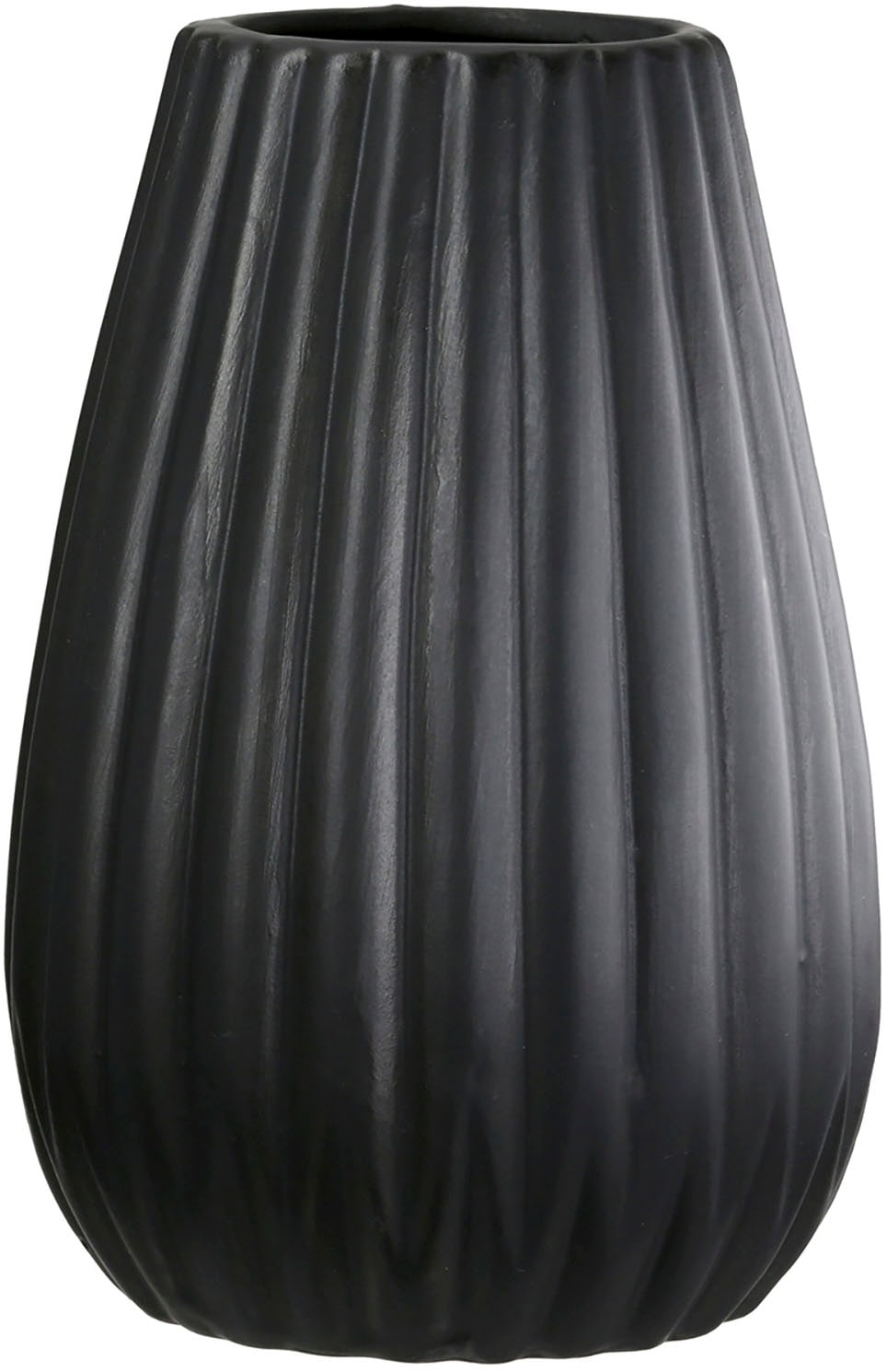 Casablanca by Gilde Tischvase »2tlg. Set Vase Piega schwarz H.17 cm«, (1 St.)