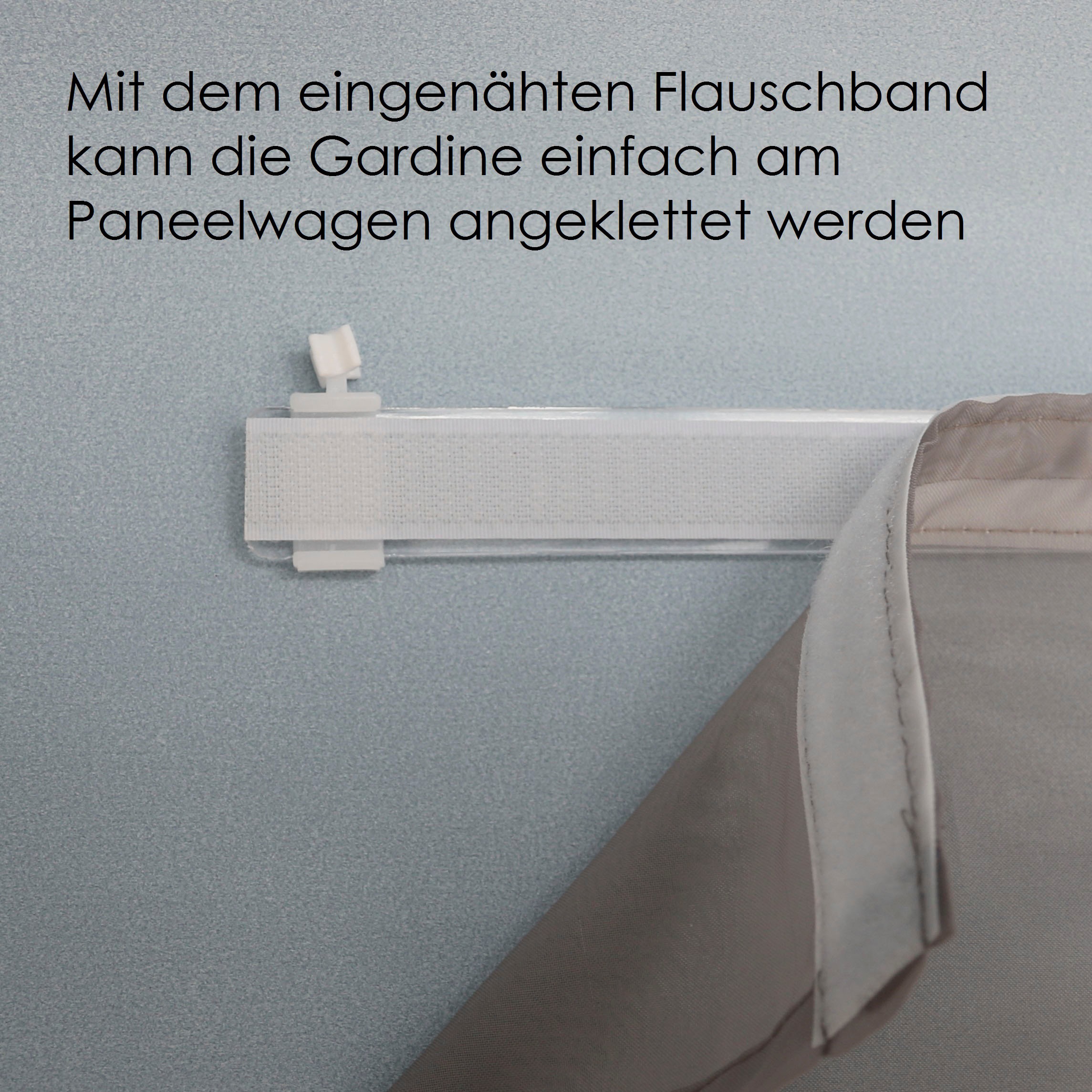 Weckbrodt Schiebegardine »Klara«, (1 St.), Raumteiler, Wildseiten - Optik, halbtransparent, Store
