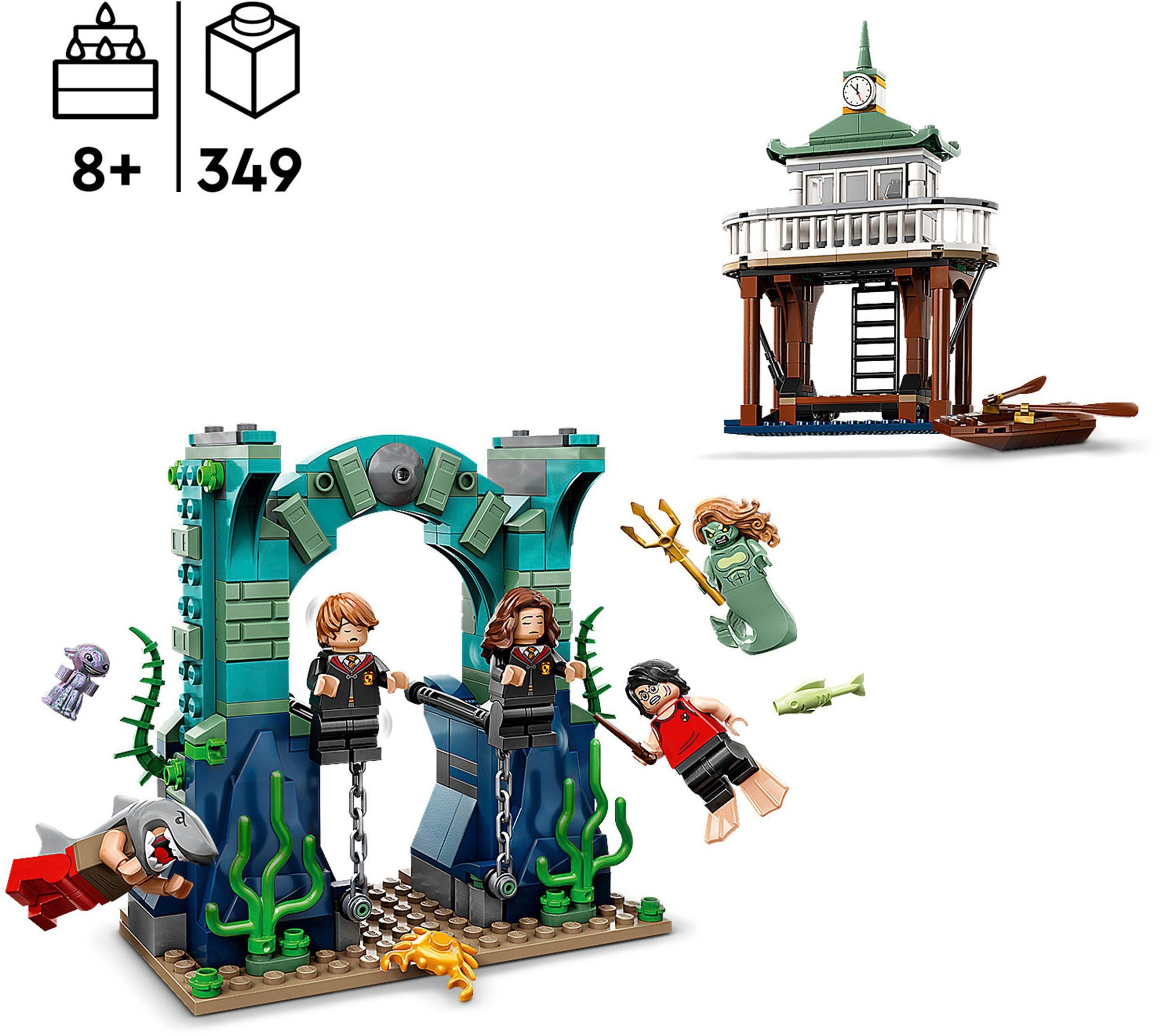 LEGO® Konstruktionsspielsteine »Trimagisches Turnier: Der Schwarze See (76420), LEGO® Harry Potter«, (349 St.)