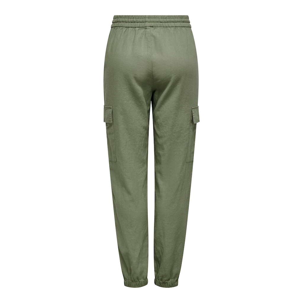 ONLY Cargohose »ONLCARO MW LIN PULL-UP CARGO PNT NOOS«