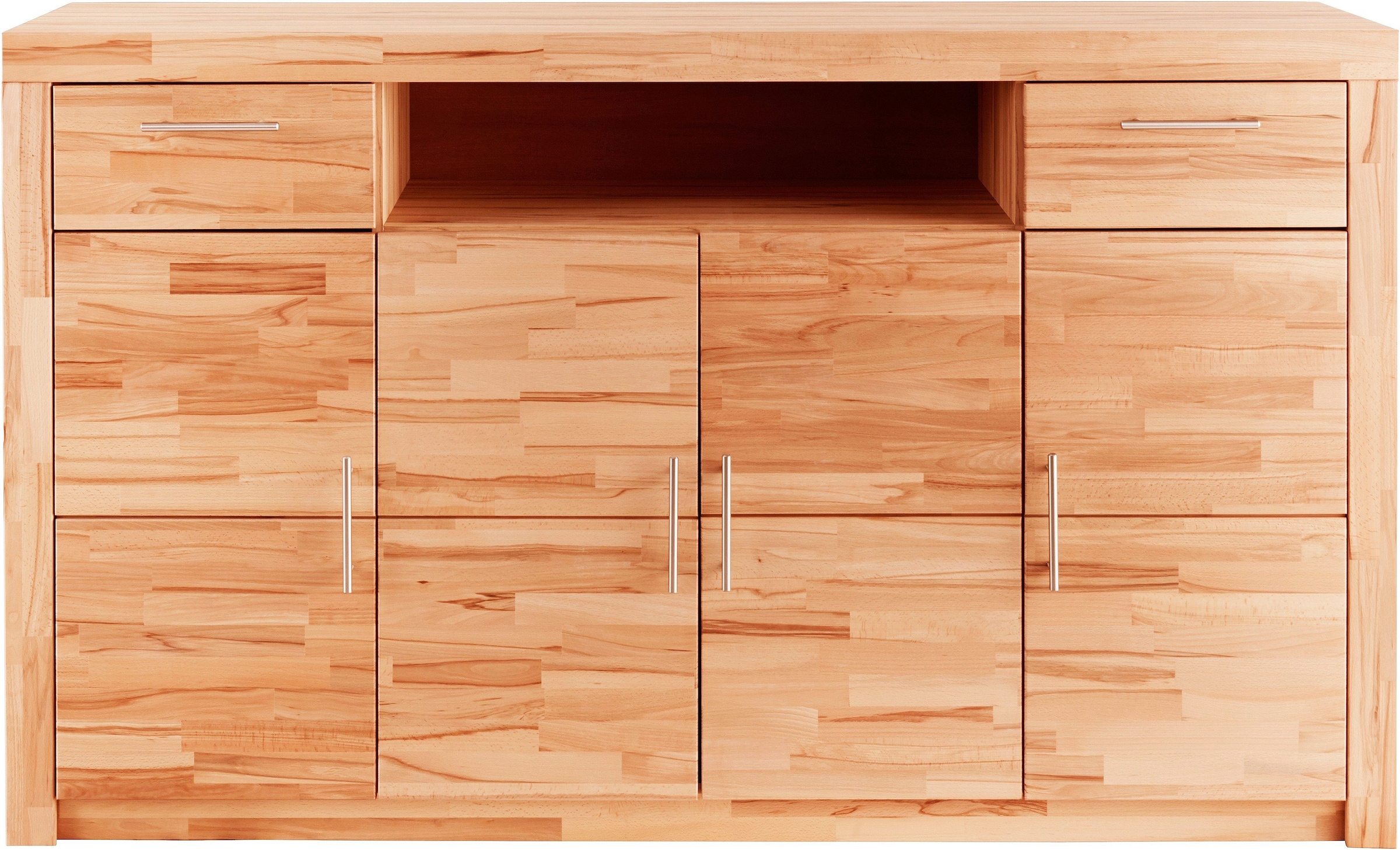 VOGL Möbelfabrik Buffet haut »Toronto« opt. Glastüren, teilmassiv, Rahmenoptik, Made in Germany