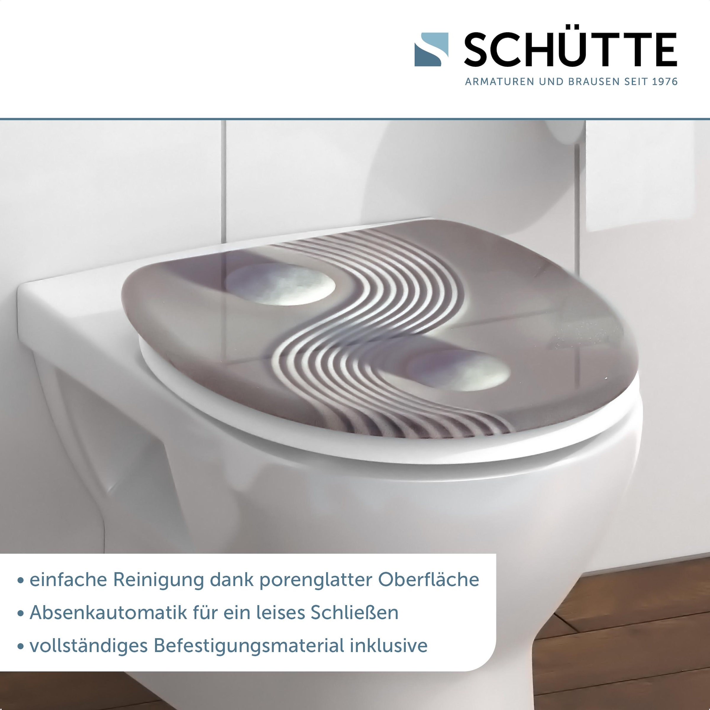 Schütte WC-Sitz »Yin & Yang« Duroplast, mit Absenkautomatik