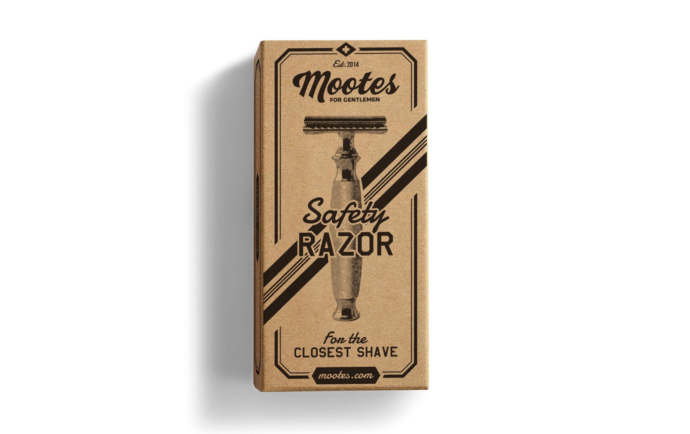  Rasoir pour le corps »Mootes Safety Olivenholz 1 Stück«