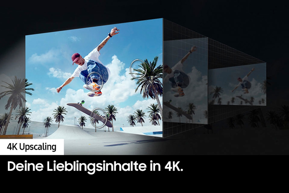 Samsung LED-Fernseher »GU55DU7179U«, 4K Ultra HD, Smart-TV, Crystal UHD, Q-Symphony, Dolby Surround Sound, Triple Tuner, Smart-Hub