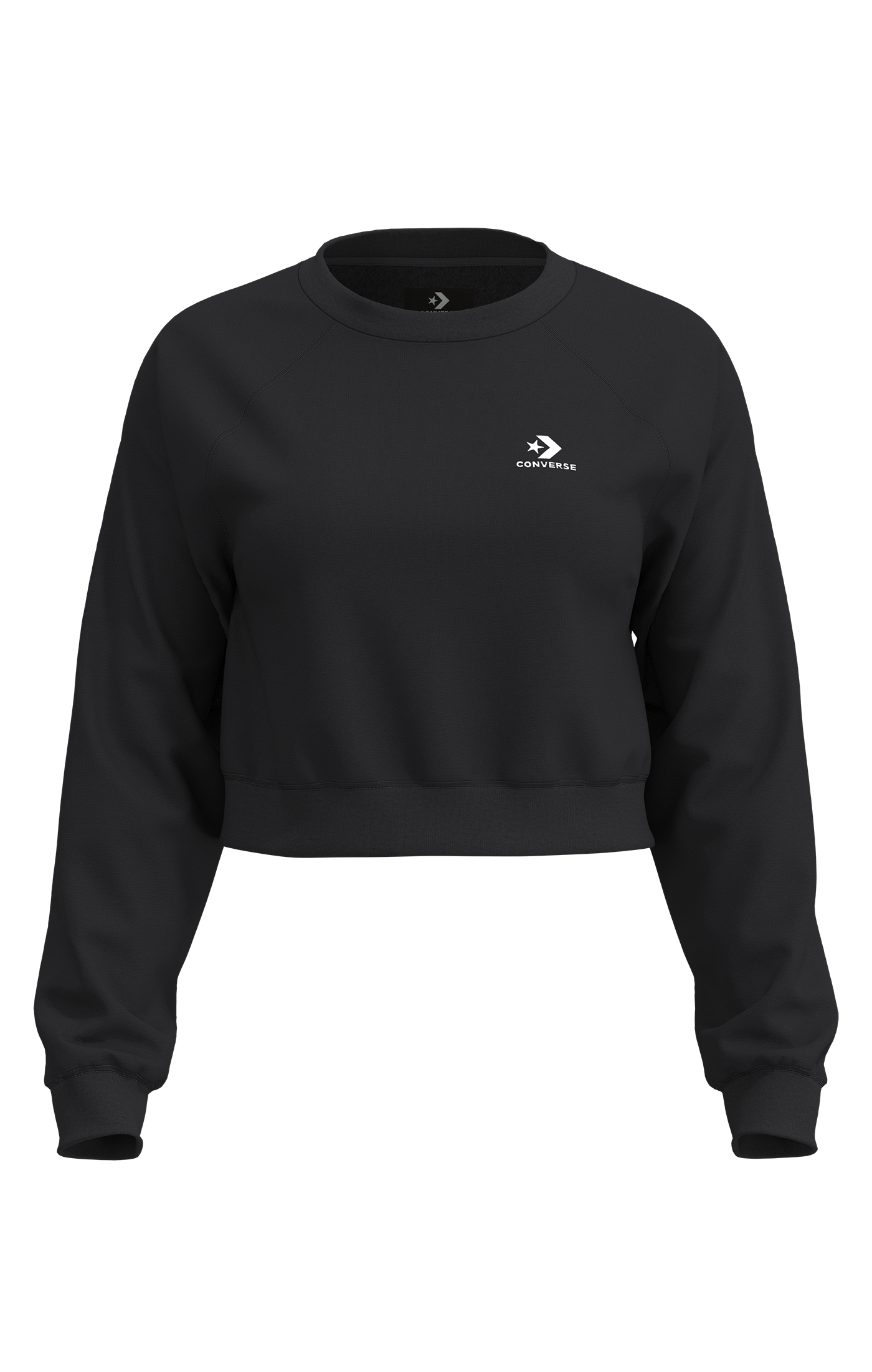 Image of Converse Sweatshirt "STAR CHEVRON CROPPED CREW"