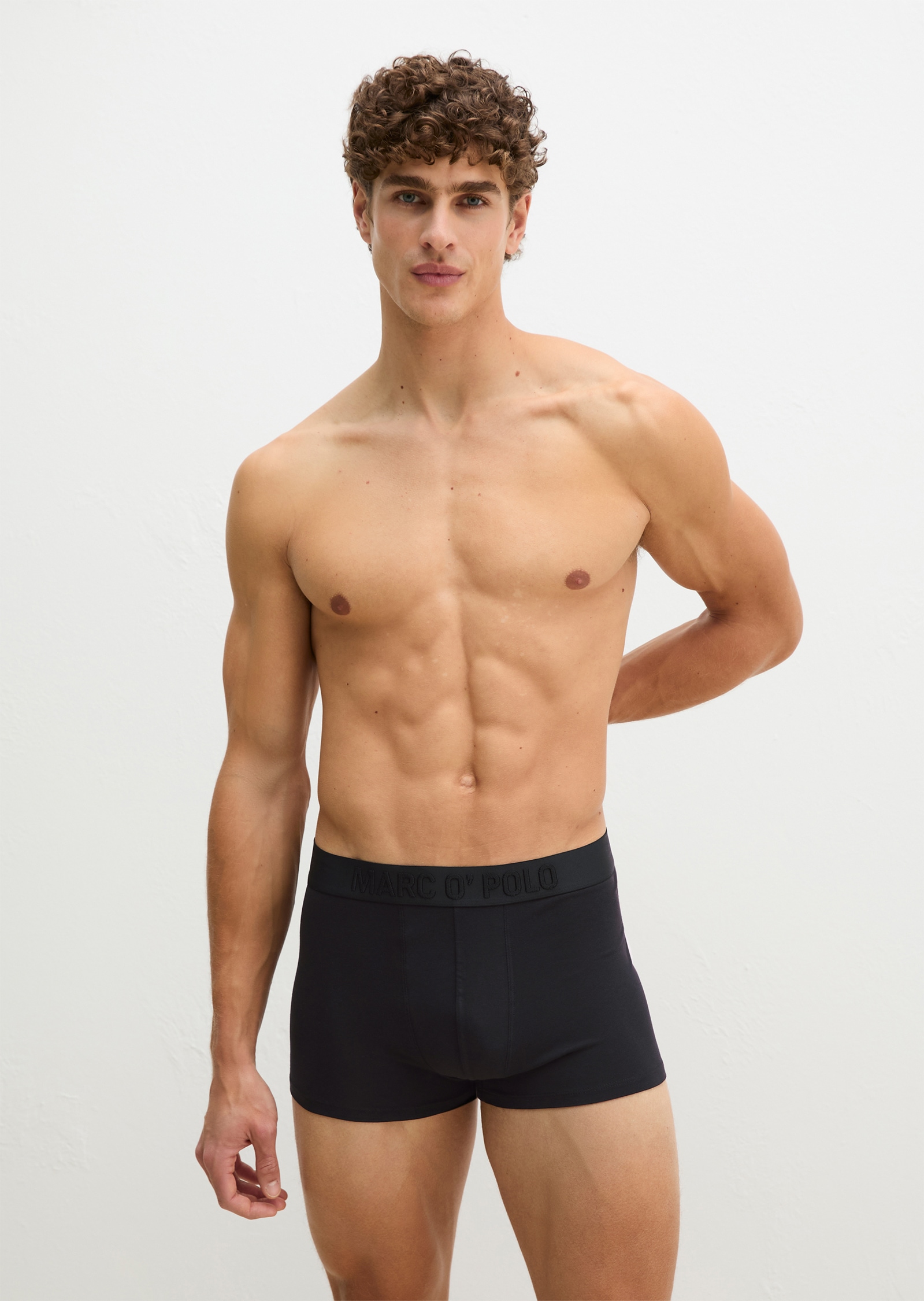 Marc O'Polo Tronc »Essentials« sans braguette, avec inscription logo ton sur ton