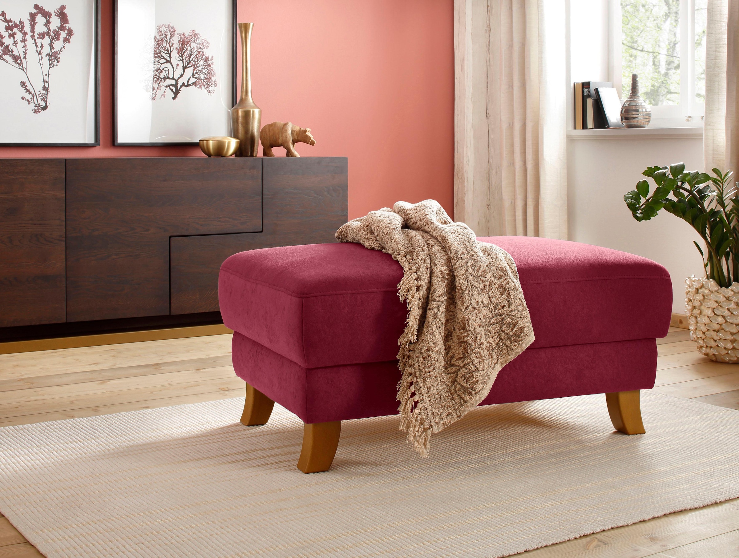 Home affaire Tabouret »Trondheim« mit Stauraum und Federkern