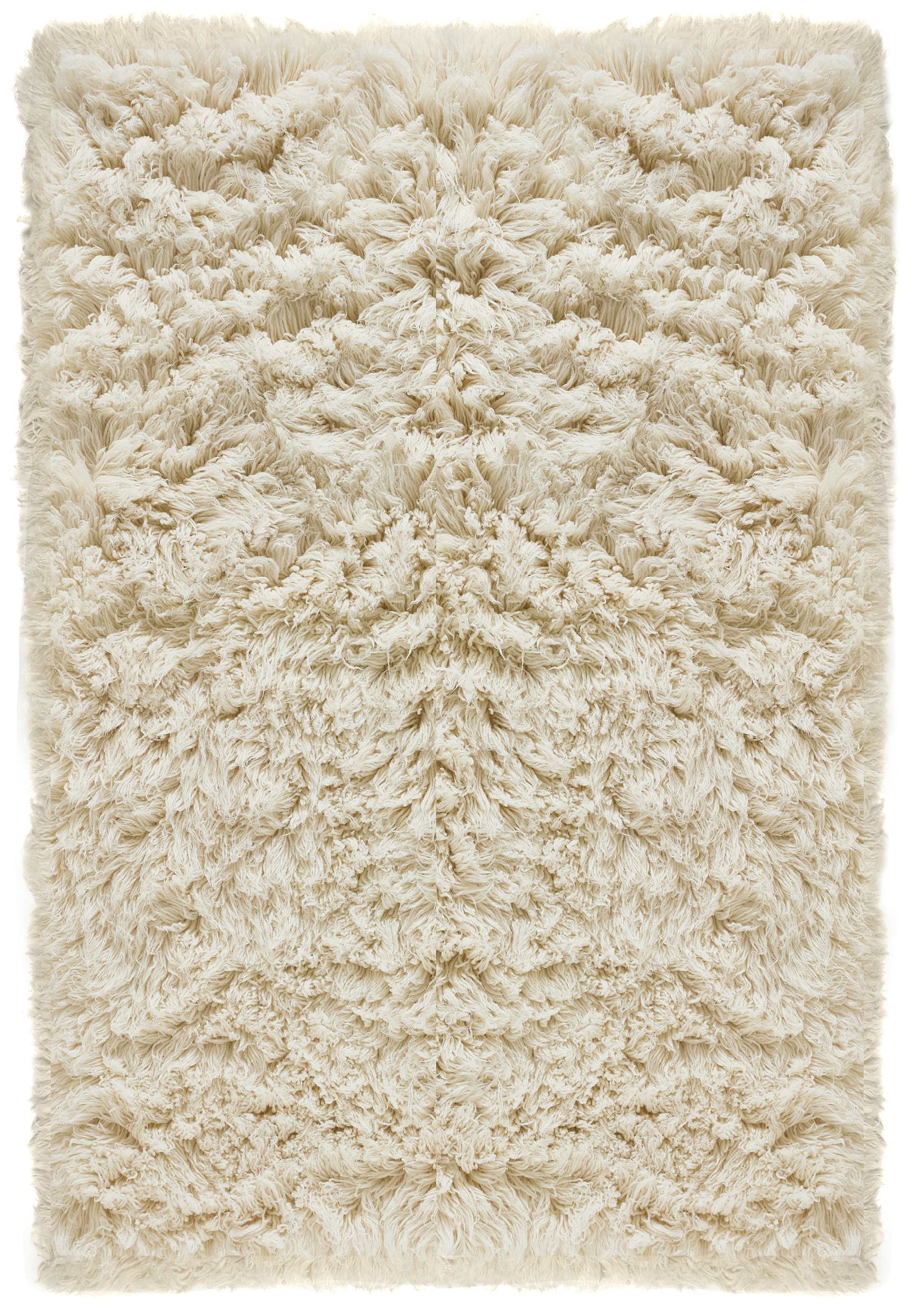 Image of THEKO Wollteppich "Alba Uni" rechteckig 70 mm Höhe original griechischer Flokati, Hochflor, reine Wolle, Unifarben