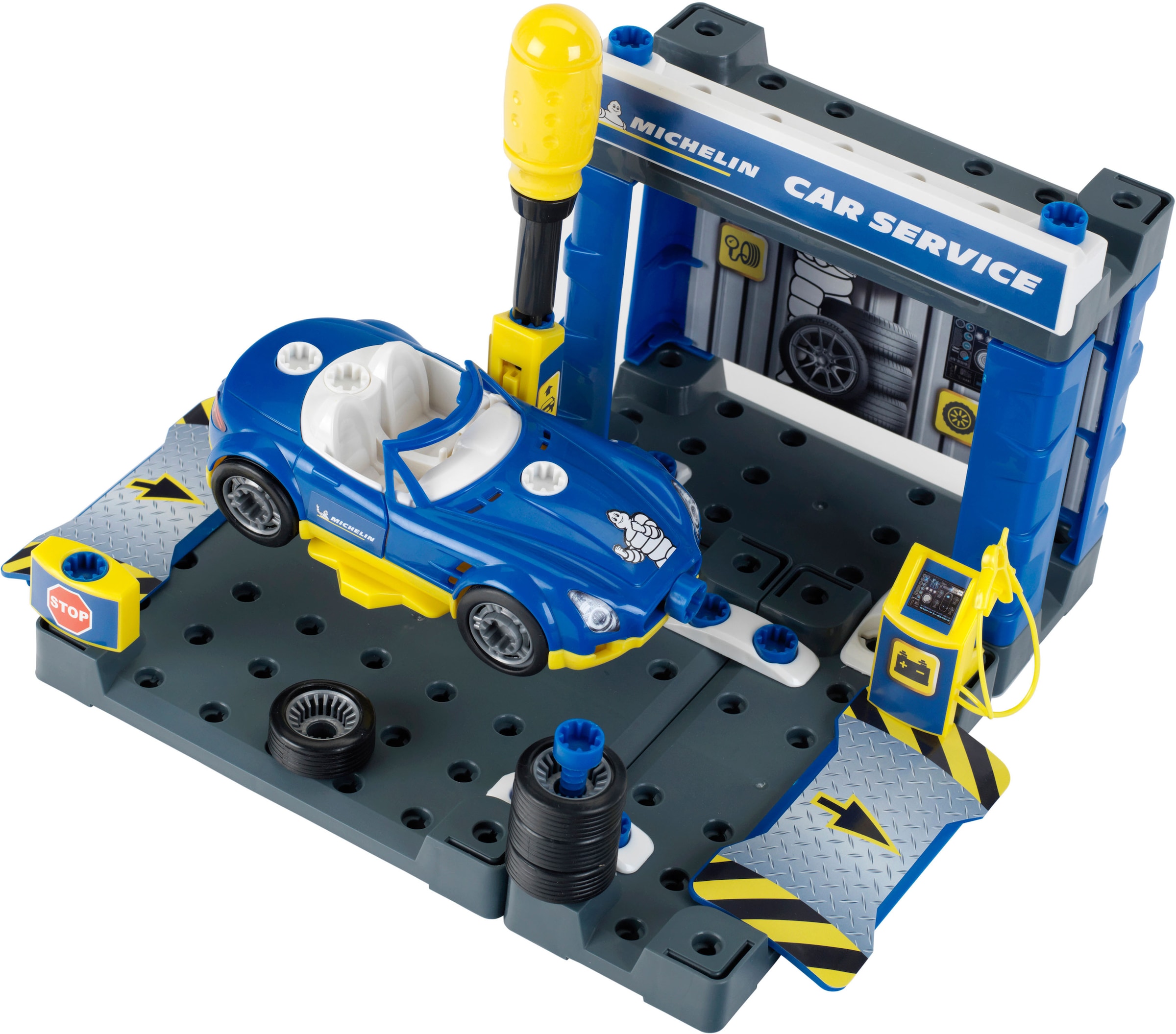 Image of Klein Spiel-Gebäude »Michelin Service Station«, inklusive Spielzeugauto bei Ackermann Versand Schweiz
