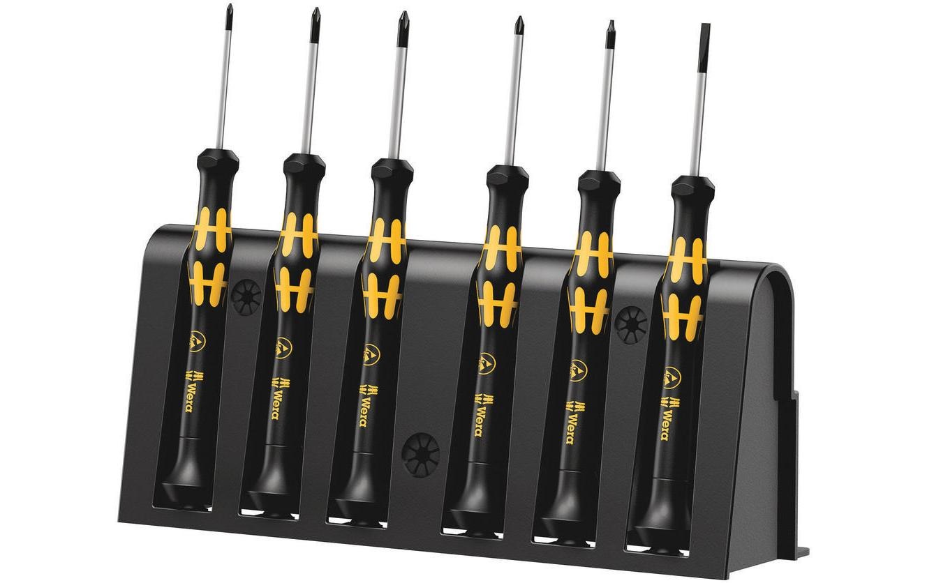 Image of Wera Werkzeugset »Schraubenzieher-Set Kraftform Micro ESD Elektroniker 1550/6«, (6 St.) bei Ackermann Versand Schweiz