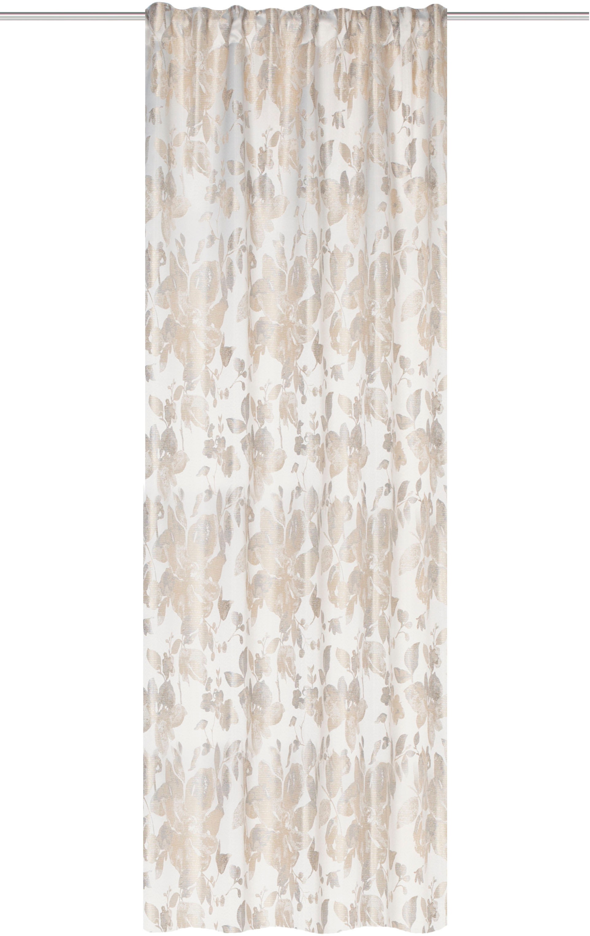 Image of HOME WOHNIDEEN Vorhang "TAFITI" Multifunktionsband 1 Stk. tlg. HxB: 245x140, Dekotsoff Jacquardgemustert