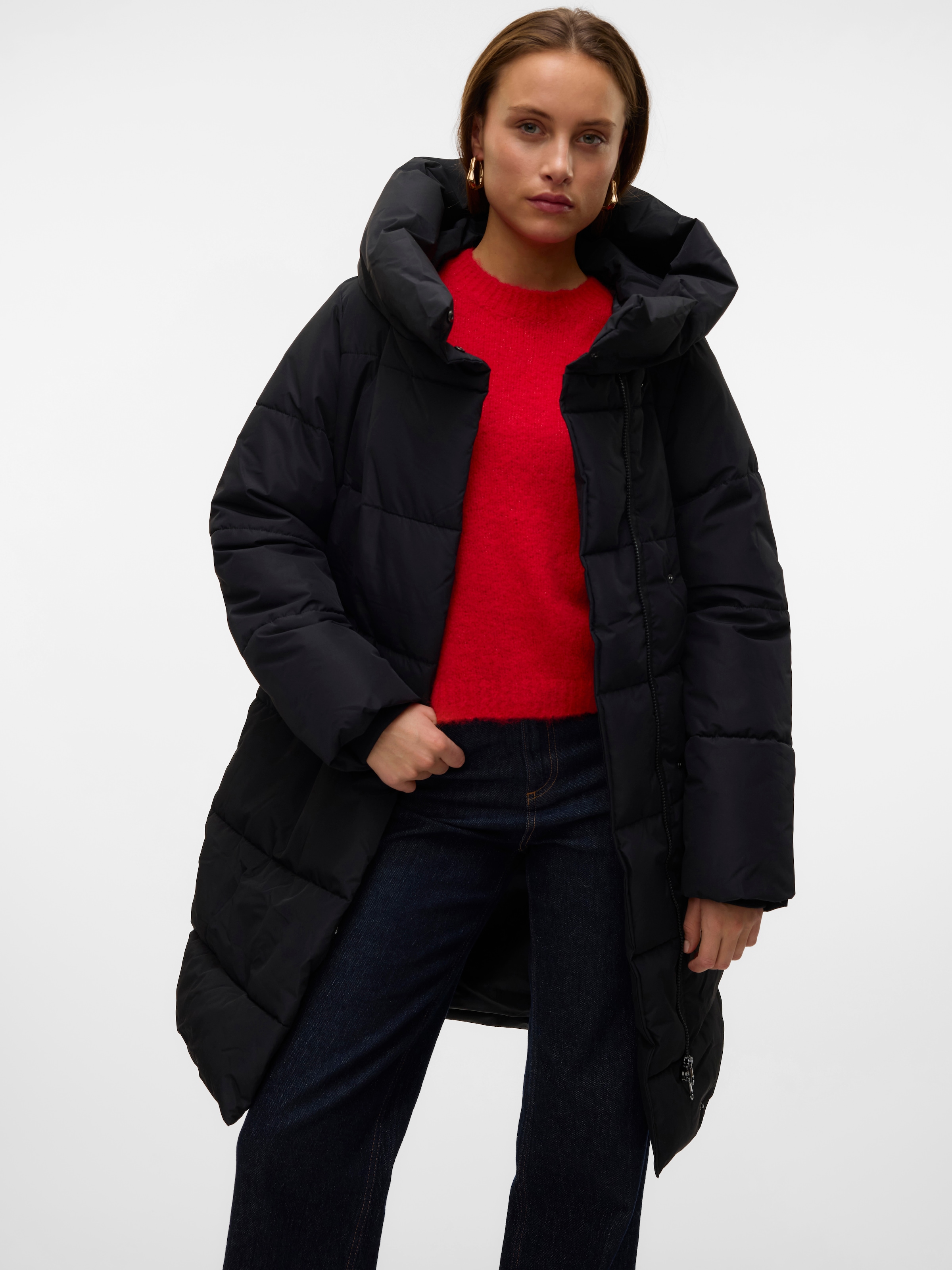 Image of Vero Moda Steppmantel "VMLEONIEKATE COAT GA NOOS" mit abnehmbarem Bindegürtel