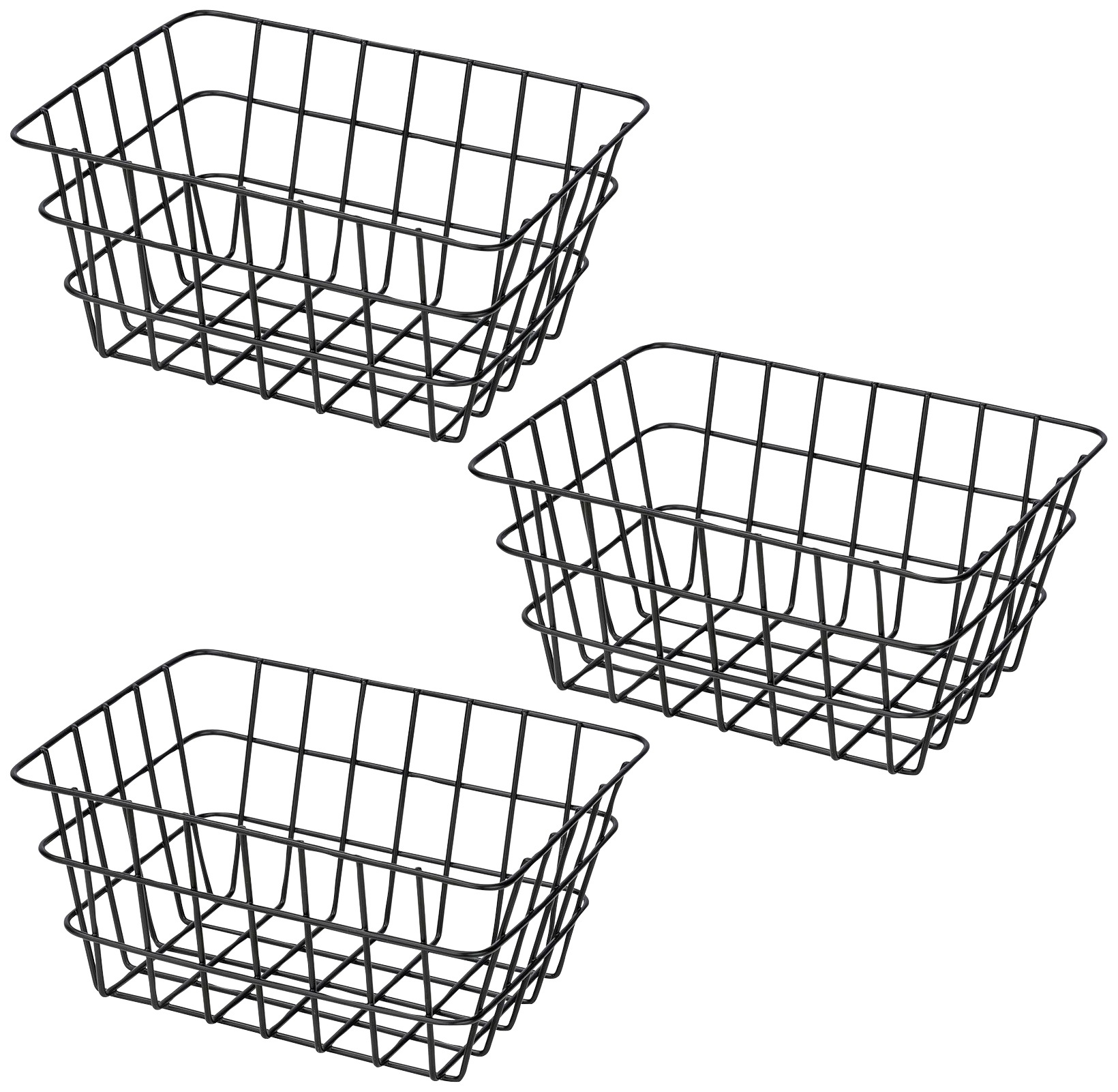 Image of WENKO Aufbewahrungskorb »Viana«, BxTxH: 18x12x25 cm, 3 Stück bei Ackermann Versand Schweiz