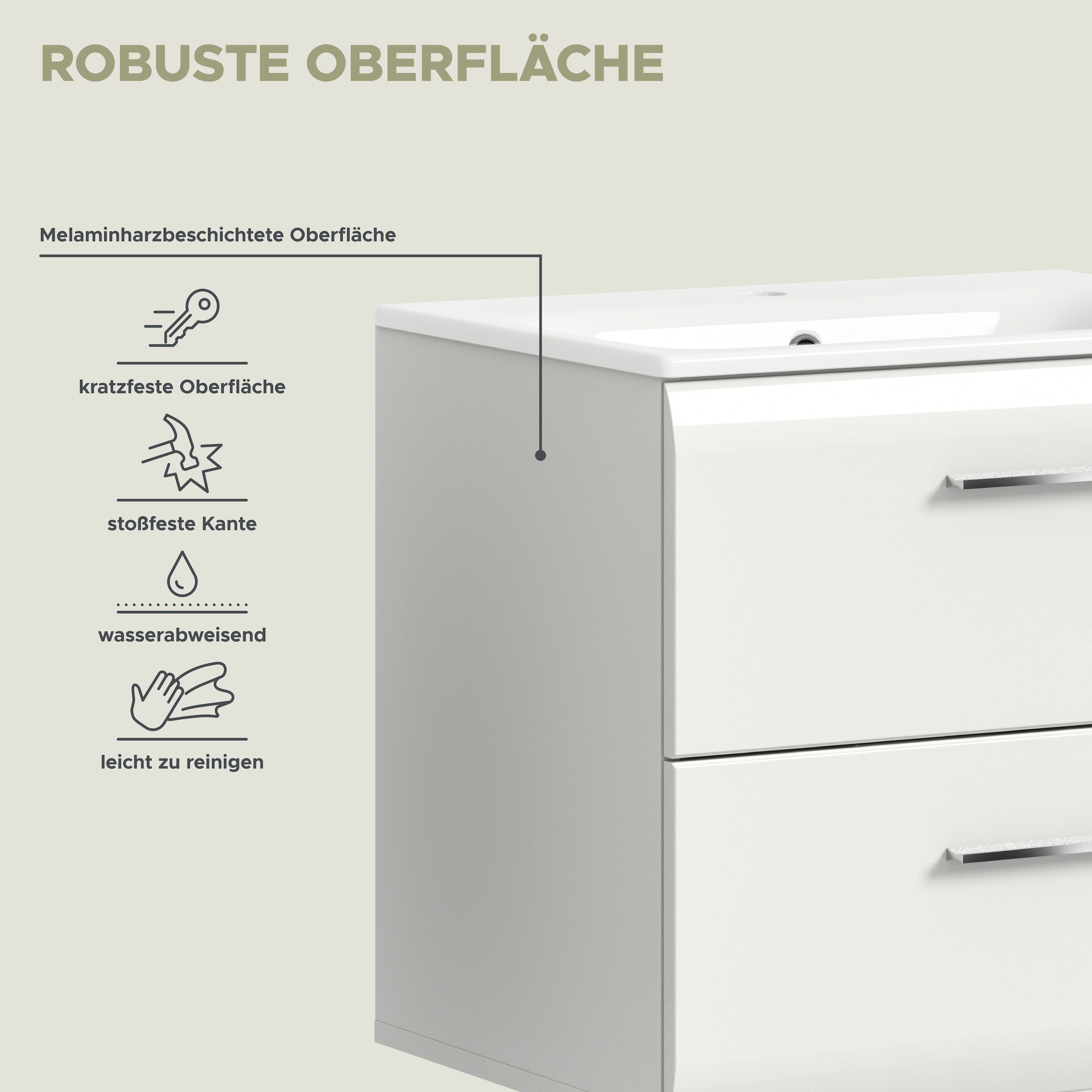 INOSIGN Ensemble de salle de bains Set, 4 cuis tlg.