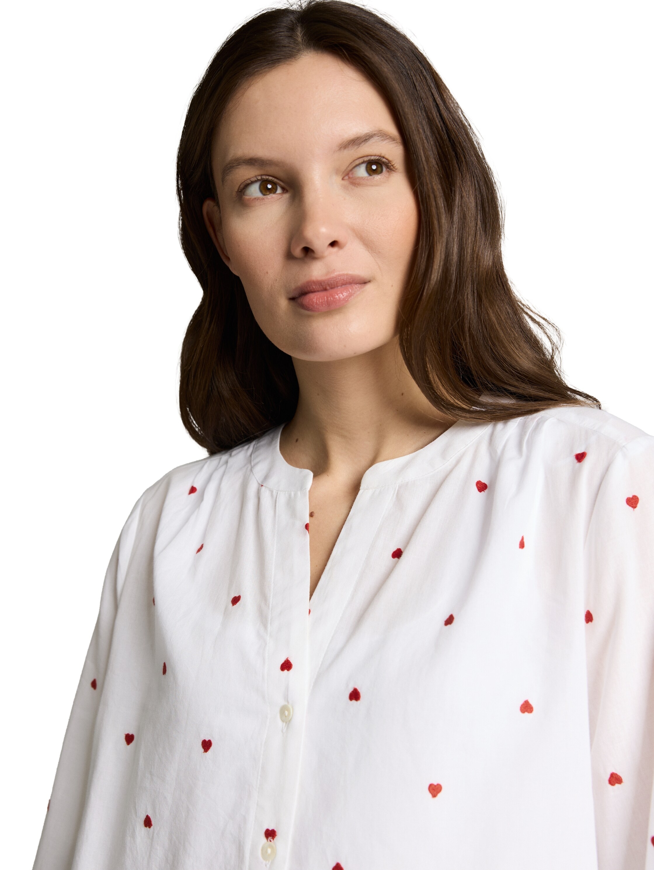TOM TAILOR Blouse classique mit All-Over Print