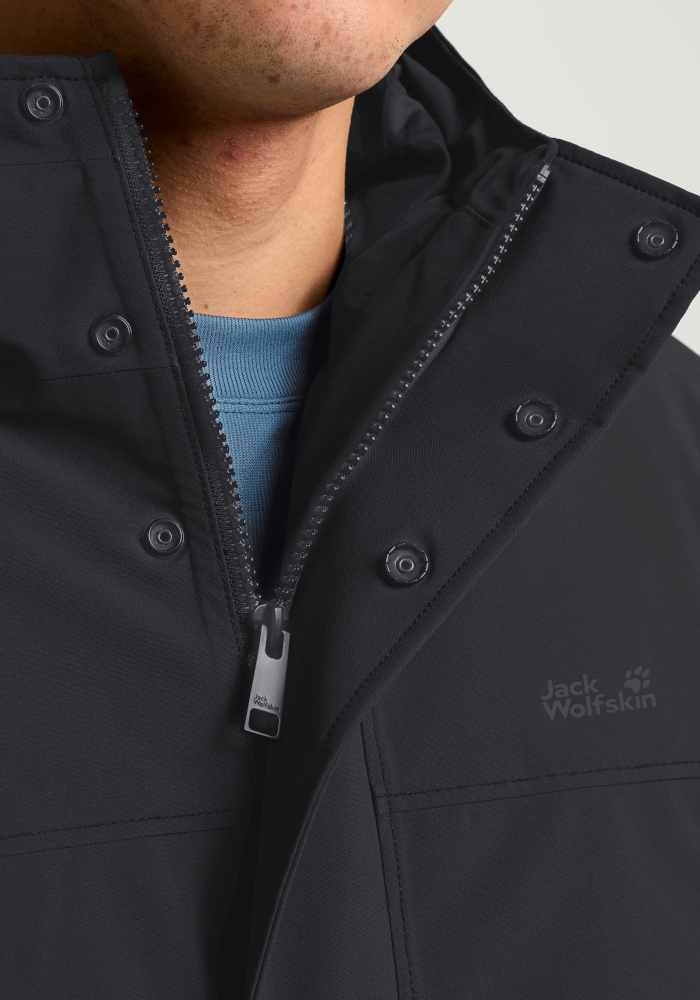 Jack Wolfskin Manteau d'hiver »COLD CAMP COAT M« avec TEXAPORE imperméable, coupe-vent, respirant, en polyester