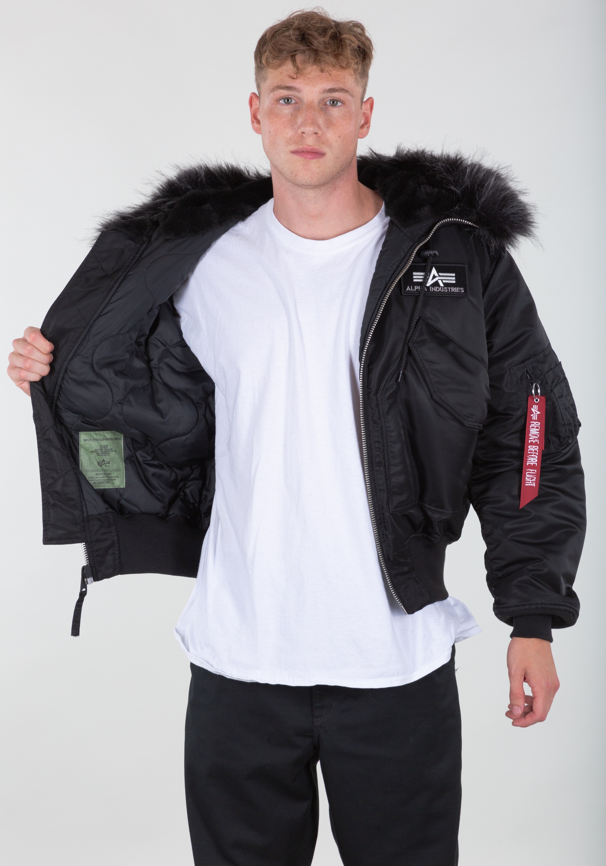 Alpha Industries Winterjacke »Alpha Industries Men - Bomber Jackets 45/P Hooded Custom«