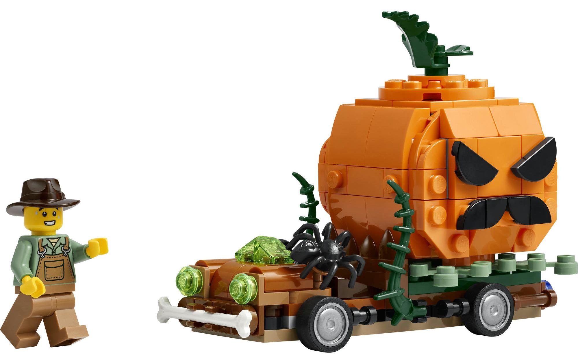 Image of LEGO Konstruktionsspielsteine "Pickup mit Halloweenkürbis (40822), LEGO LEGO Iconic" Made in Europe