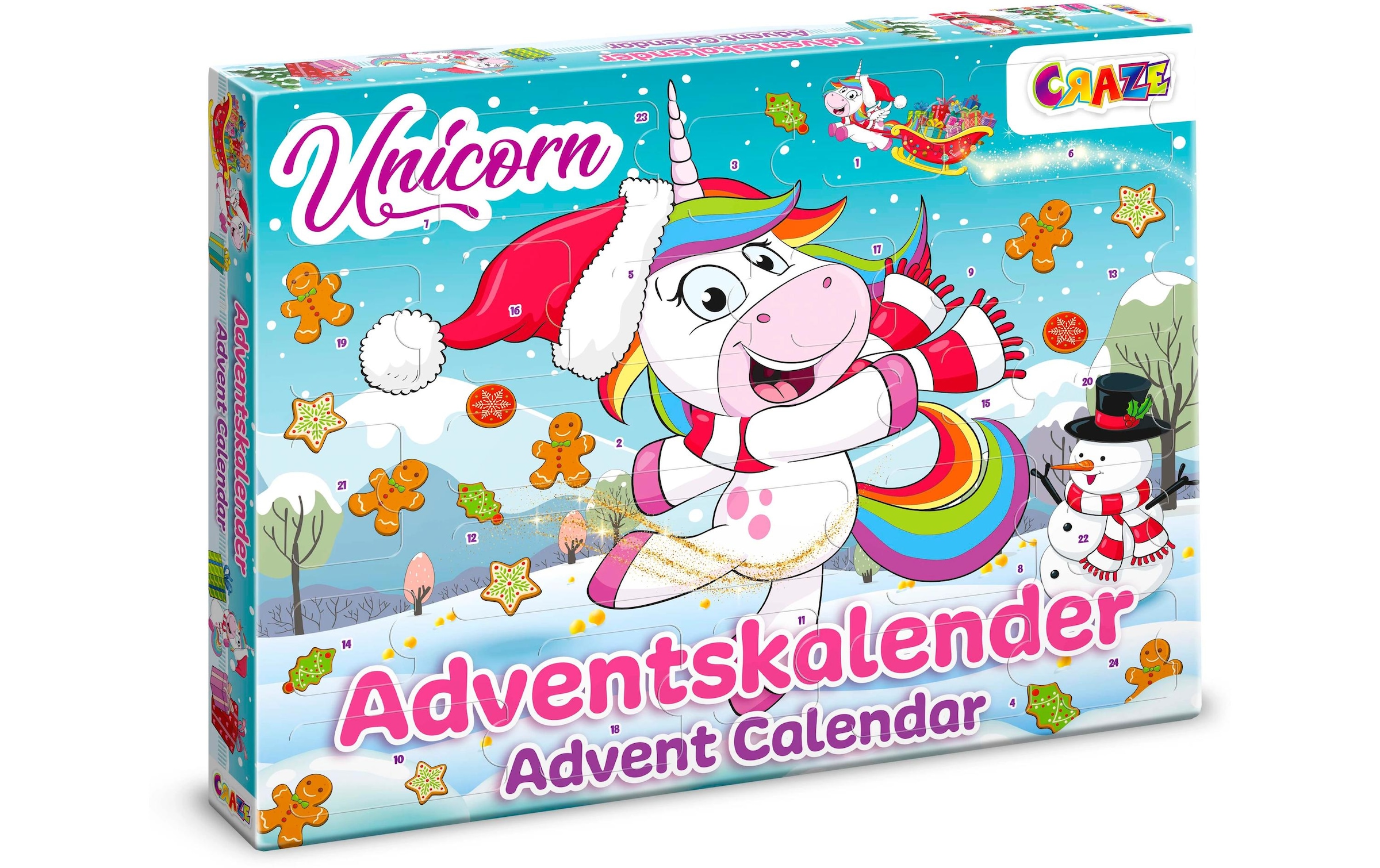 Adventskalender »Unicorn 2024«, ab 3 Jahren