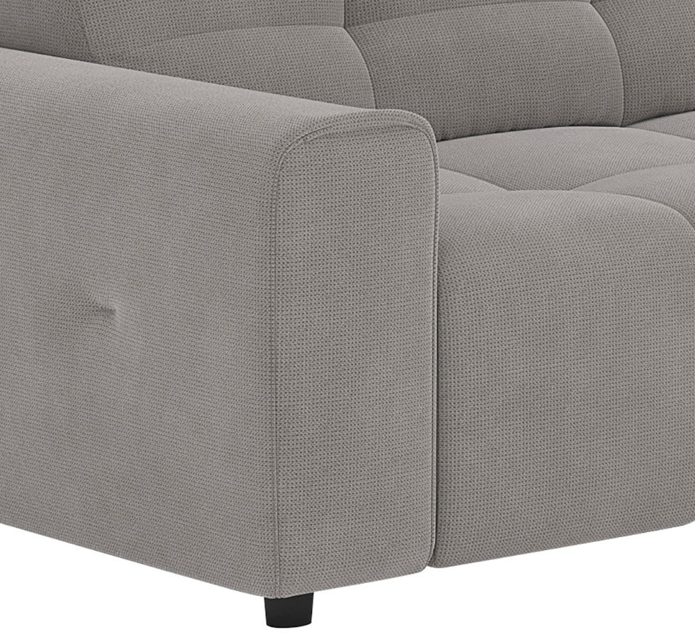 COTTA Ecksofa »Sento L-Form, B:280 cm, Chenille-Struktur, XXL Recamiere B: 133cm«