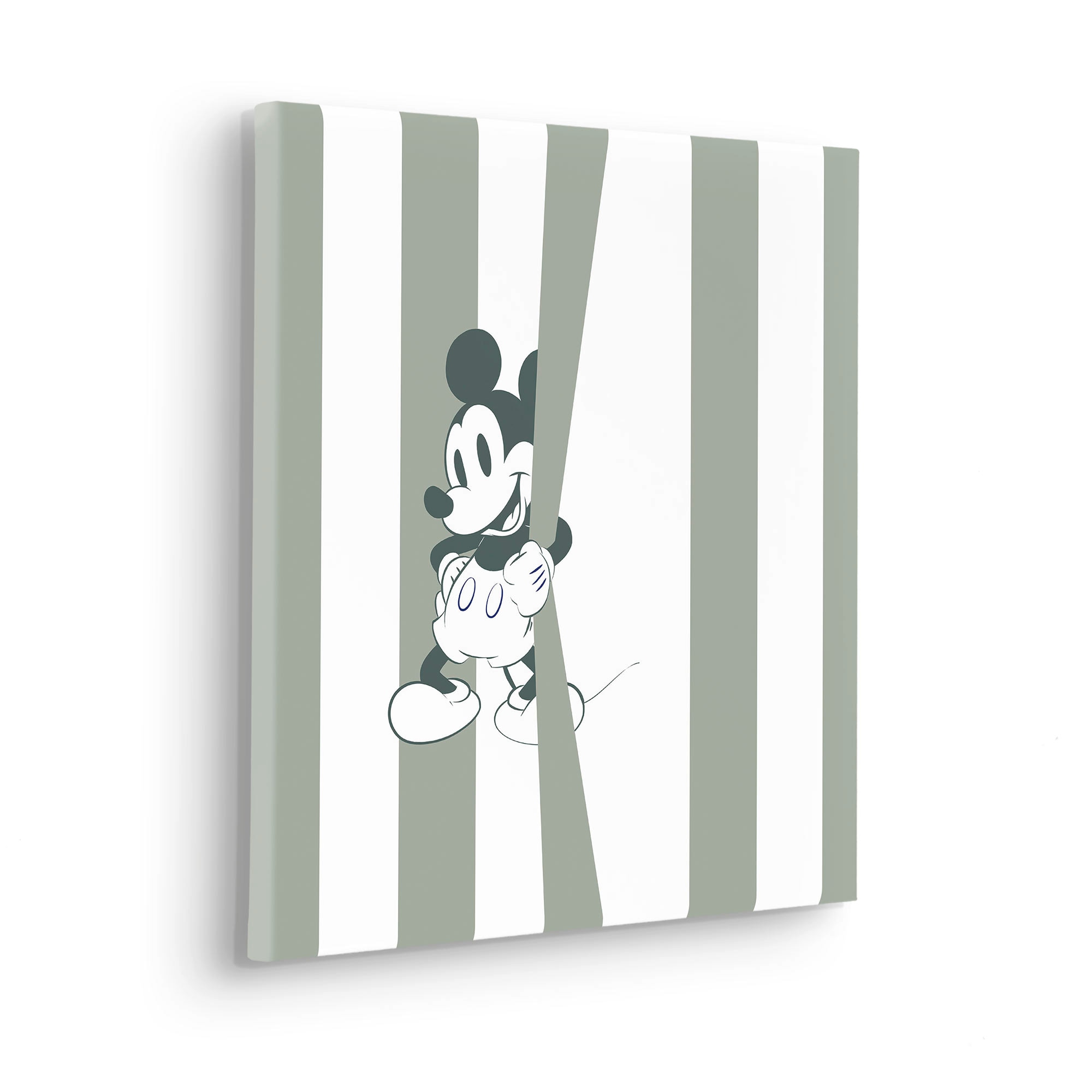 Image of Komar Leinwandbild "Mickey Be Yourself - Grösse 40 x 40 cm" Natur 1 Stk. tlg. Keilrahmenbild mi Echtholzrahmen