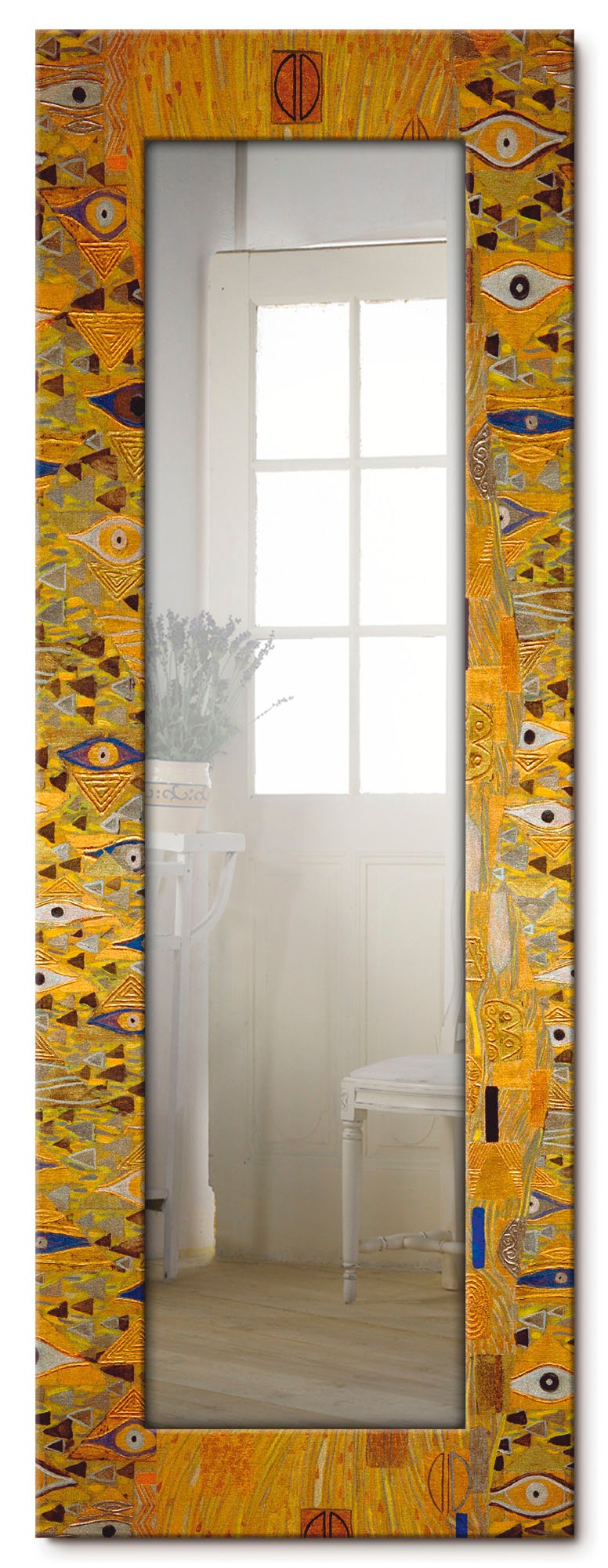 Image of Artland Dekospiegel »Bloch-Bauer«, gerahmter Ganzkörperspiegel mit Motivrahmen, geeignet für kleinen, schmalen Flur, Flurspiegel, Mirror Spiegel gerahmt zum Aufhängen bei Ackermann Versand Schweiz