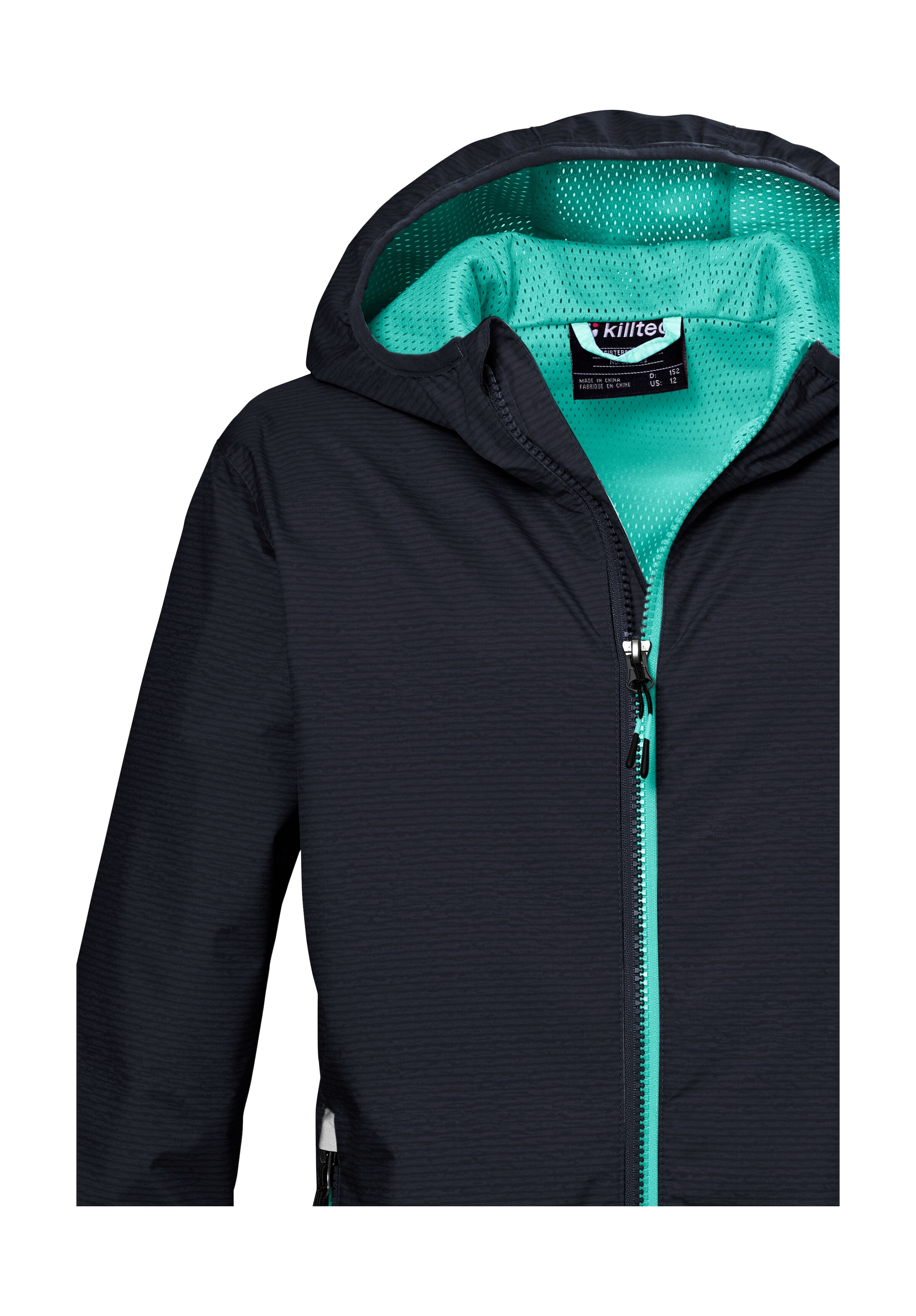 Killtec Veste fonctionnelle »KOS 138 GRLS JCKT« Kinderjacke: wasserdicht, reflektierend, elastisch