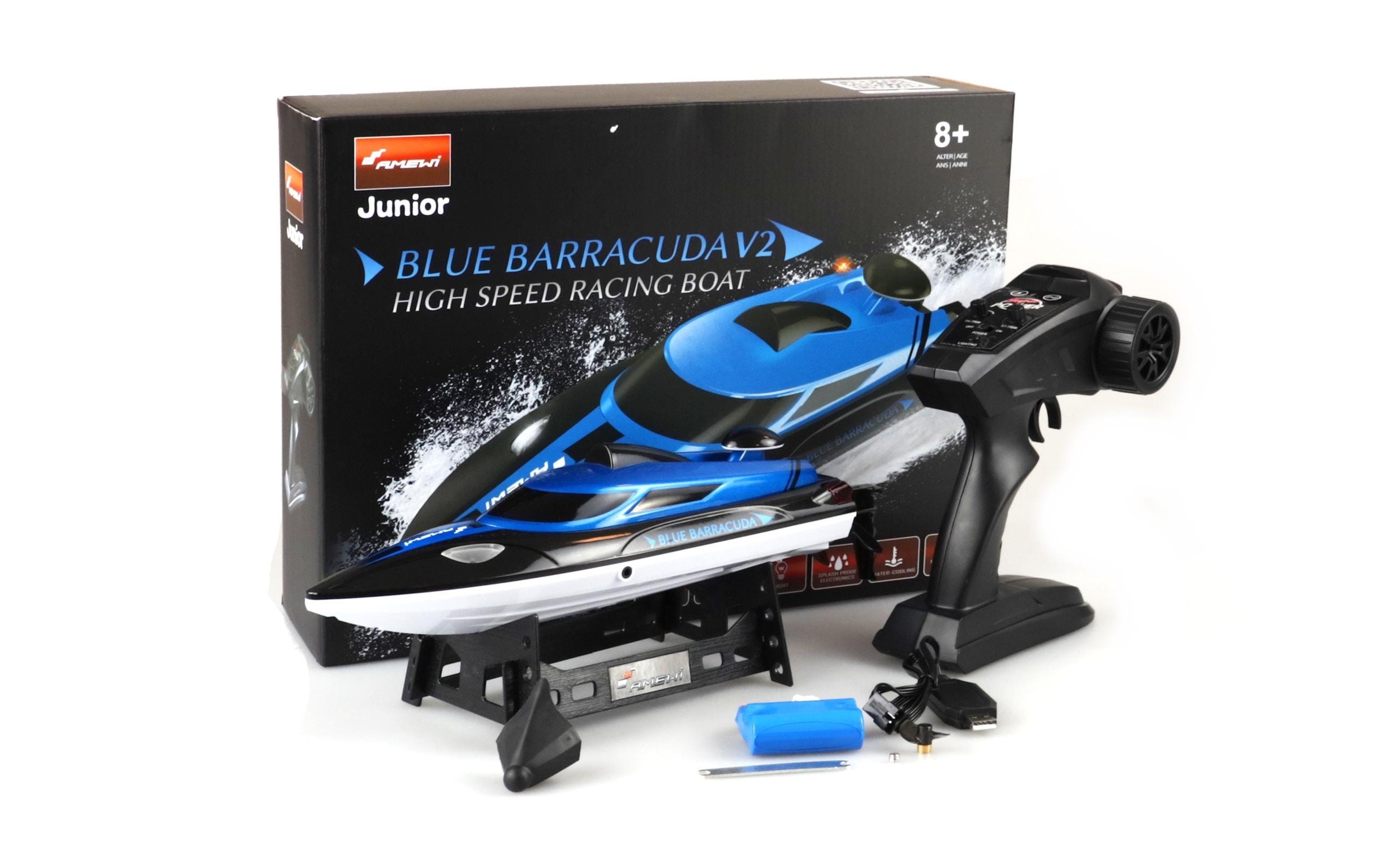 Amewi RC-Boot »Blue Barracuda V2 R«