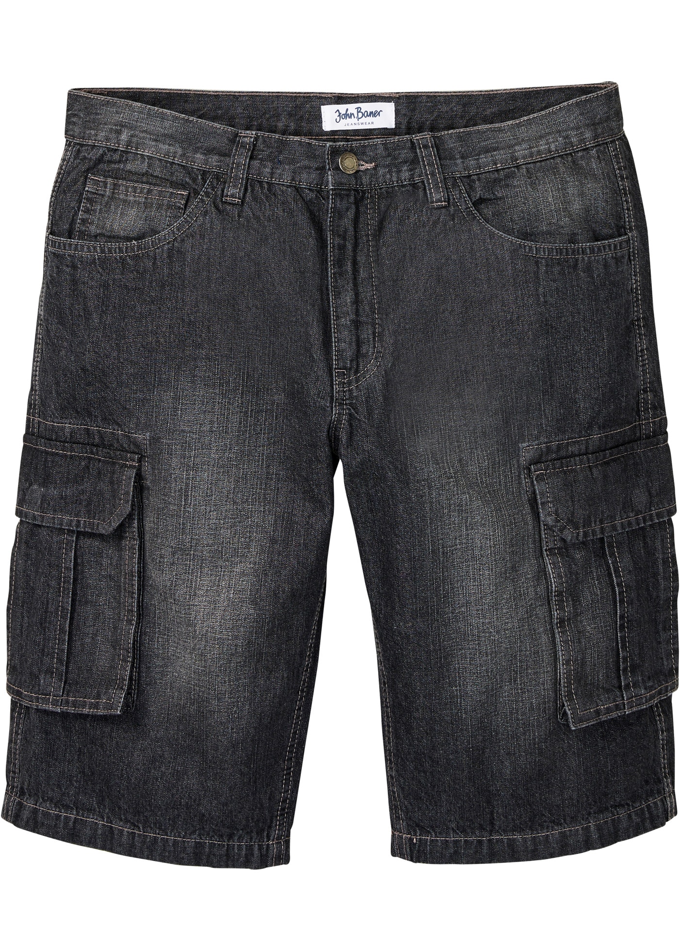 bonprix Bermuda  Cargo-Jeans-Longbermuda, Relaxed Fit