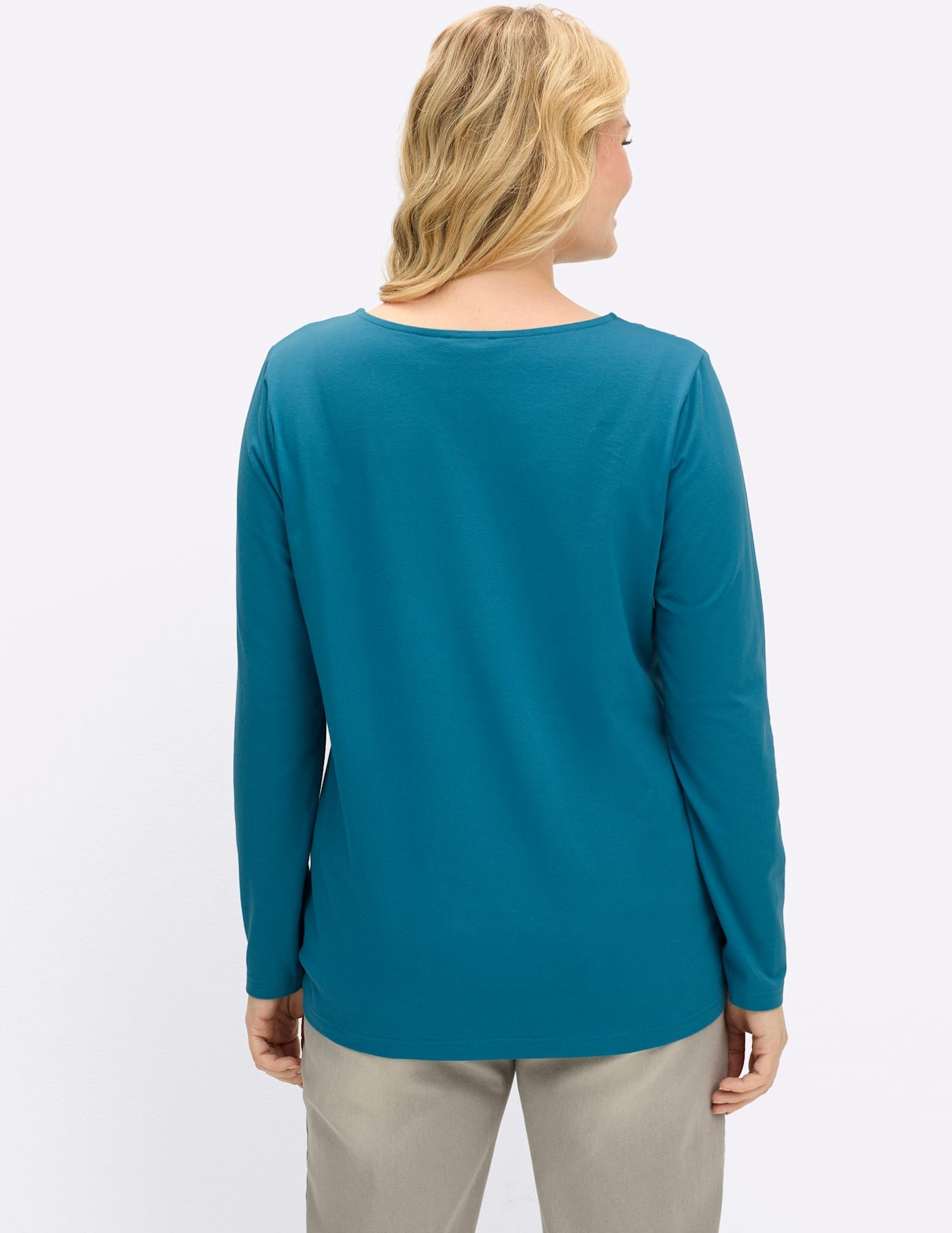 sheego by Joe Browns Langarmshirt »Langarmshirt«, (1 tlg.)