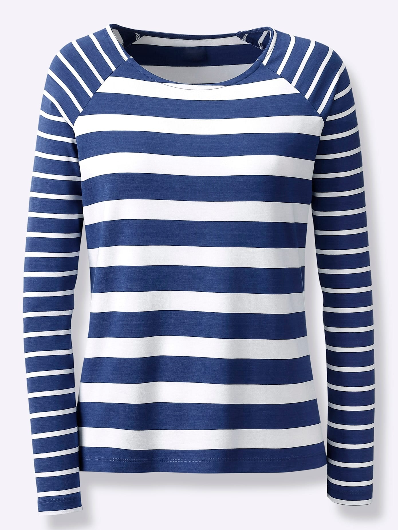 heine Rundhalsshirt »Streifenshirt«, (1 tlg.)