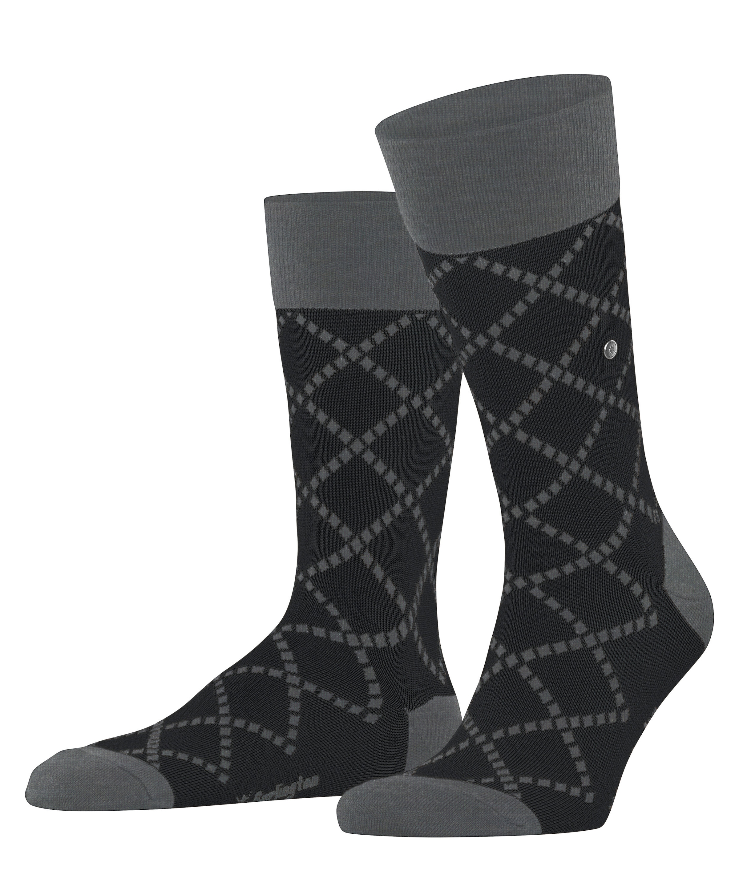 Burlington Socken »Ferry Road« Einheitsgrösse 40-46, Rauten-Design, wärmende Wollmischung