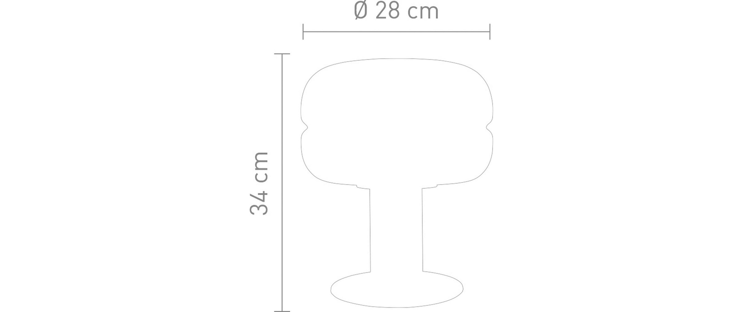 Villeroy & Boch Tischleuchte »Havanna 34 1x E27 Goldfarben«