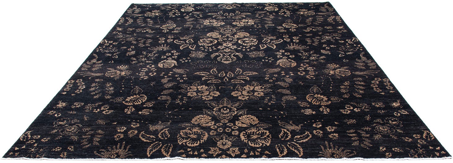Image of morgenland Designteppich »Designer Blumenmuster 308 x 248 cm«, rechteckig, 0,8 mm Höhe, Unikat mit Zertifikat bei Ackermann Versand Schweiz