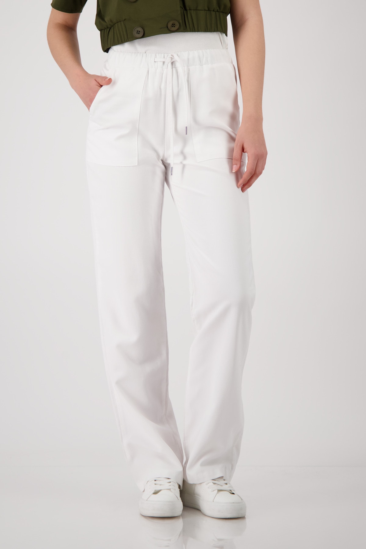 Monari Pantalon à enfiler »Hose Schlupf«  Regular fit mit Taschen